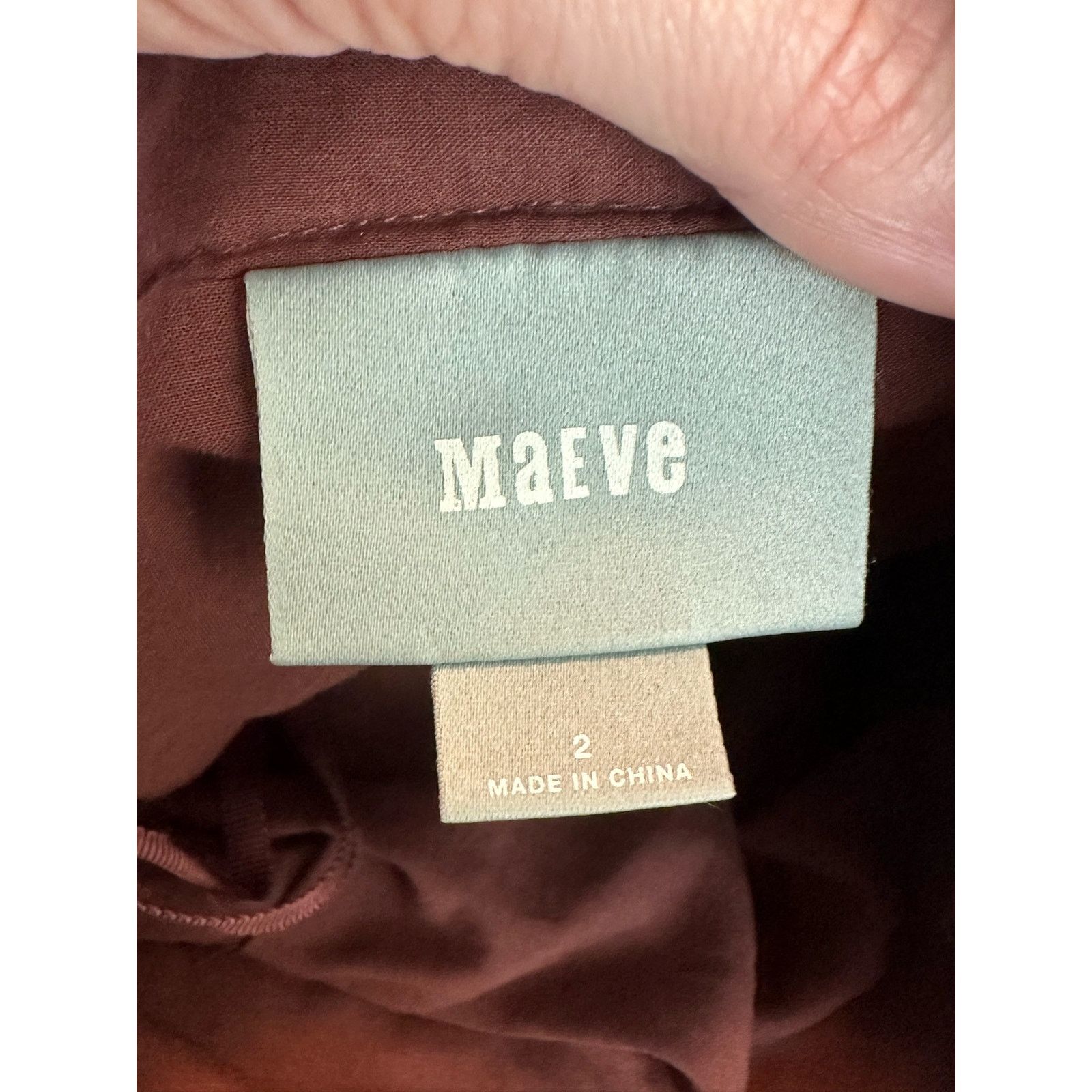 Anthropologie Maeve brown knee length pleated lined skirt size 2 Size 27" / US 4 / IT 40 - 5 Thumbnail