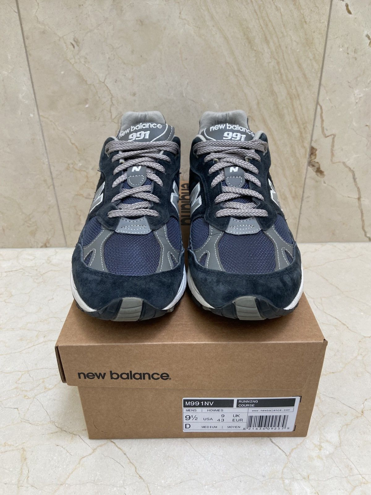 New Balance New Balance 991 Navy Made in UK Size US 9.5 / EU 42-43 - 5 Thumbnail