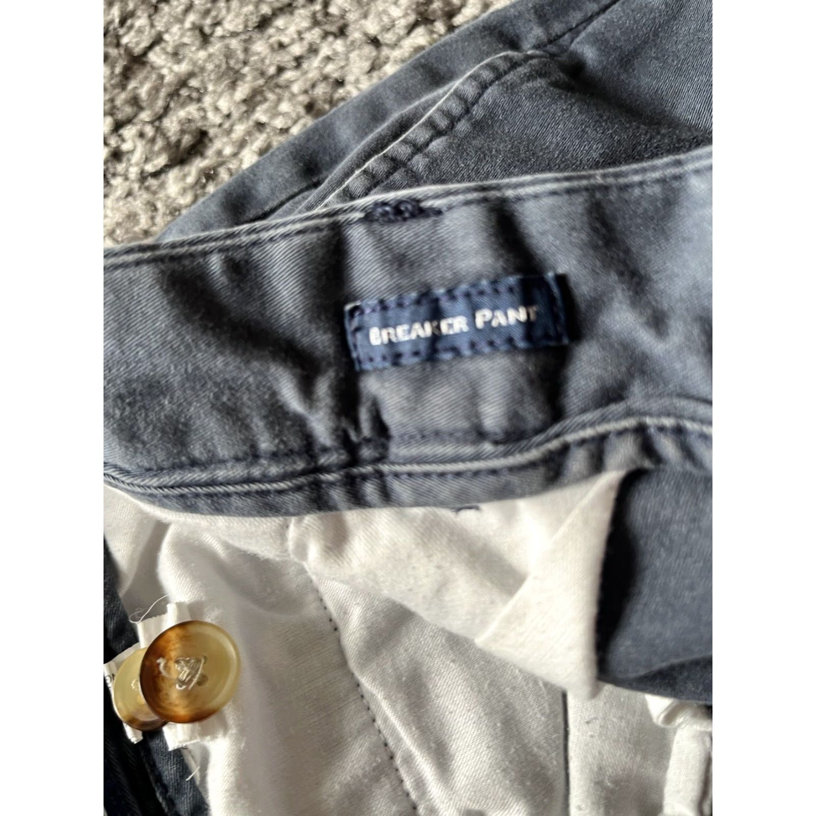 Vineyard Vines Vineyard Vines Breaker Pants Men 30x32 Navy Blue Chino Regular Breathable Stretch Pockets Cotton Spandex Classic Mens Size US 30 / EU 46 - 7 Thumbnail