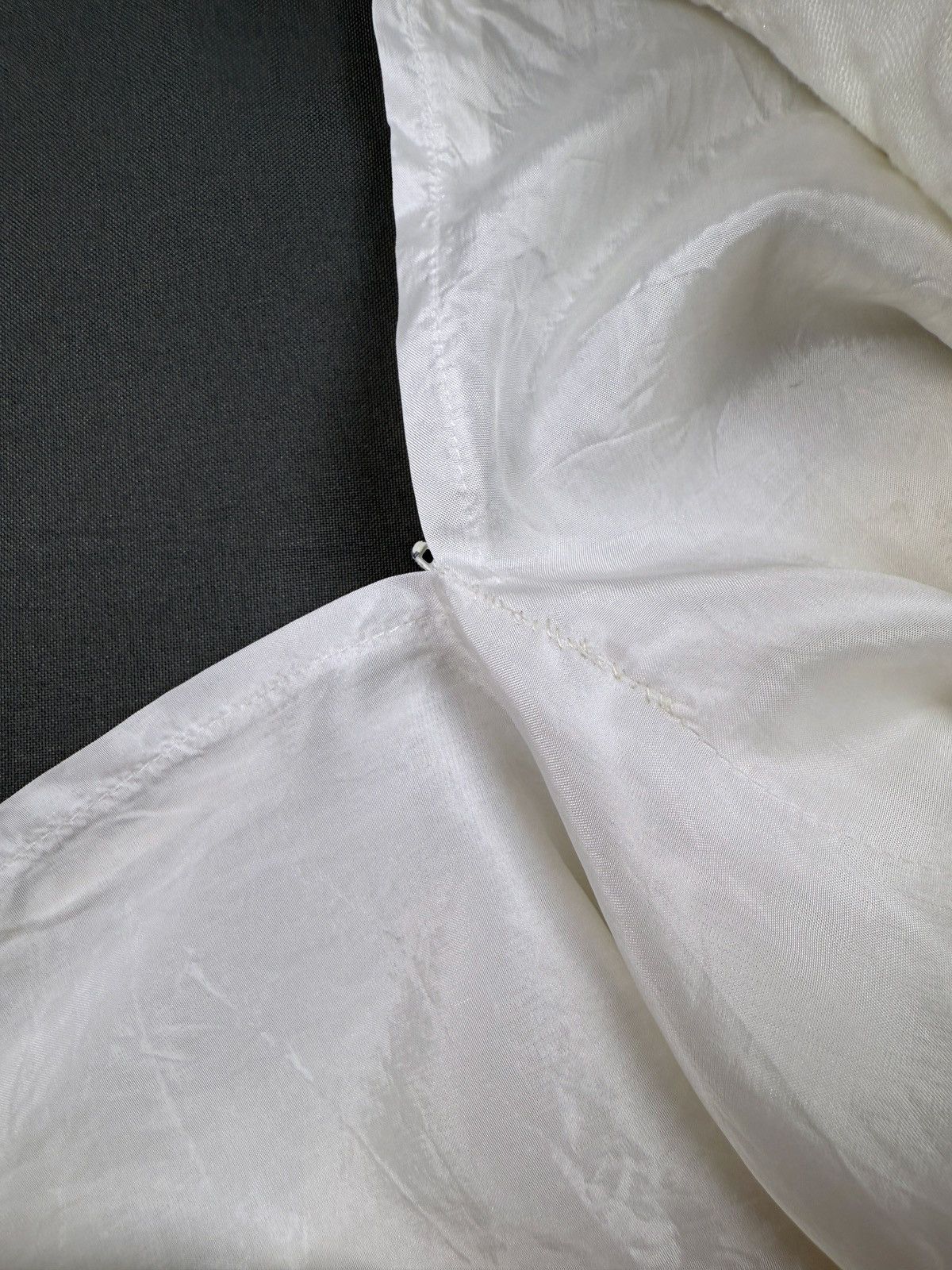 Other 1990’s Vintage Umberto Ginocchietti White Linen Pencil Skirt Size 27" / US 4 / IT 40 - 8 Thumbnail