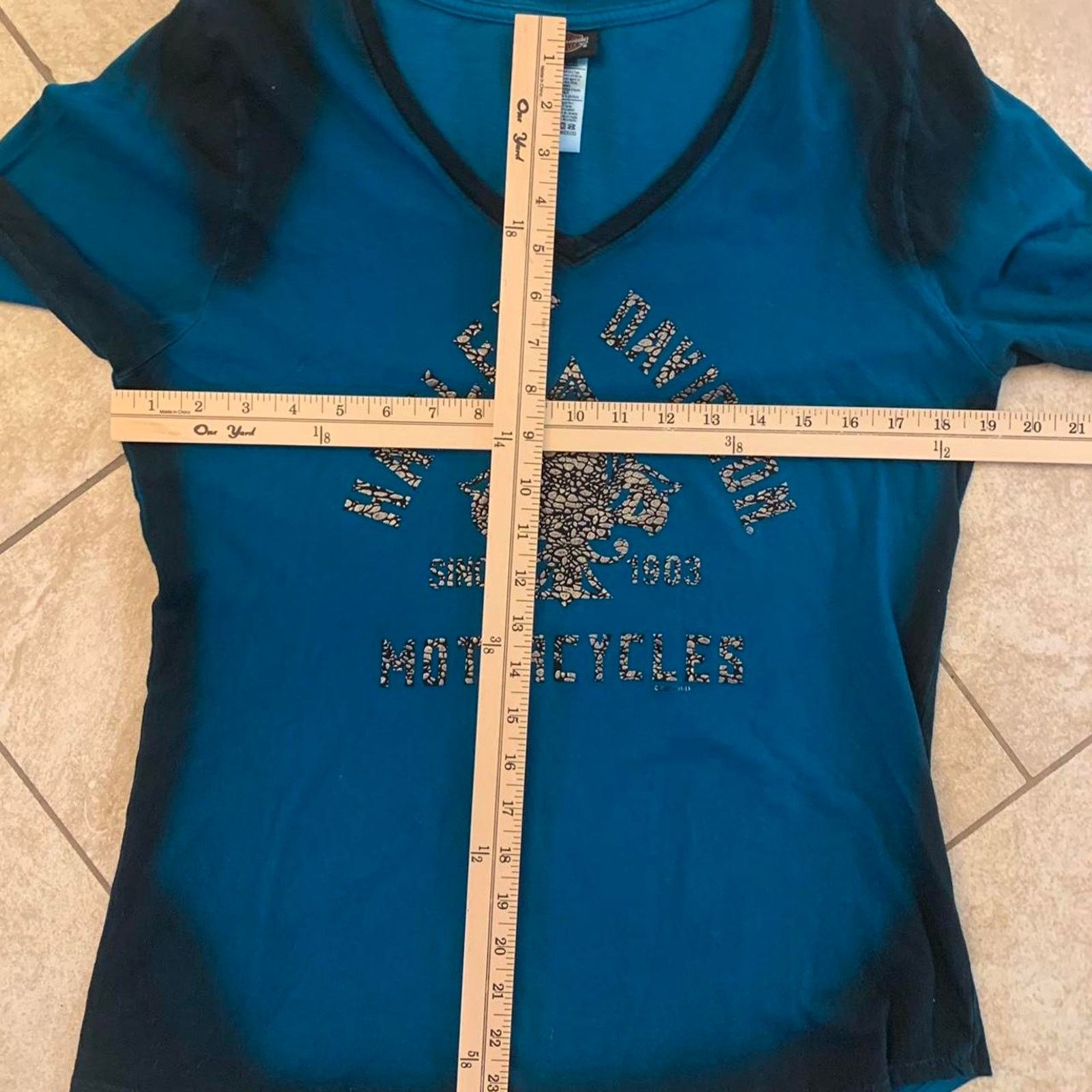Harley Davidson Vintage Harley Davidson Long sleeve Top Size L / US 10 / IT 46 - 6 Thumbnail