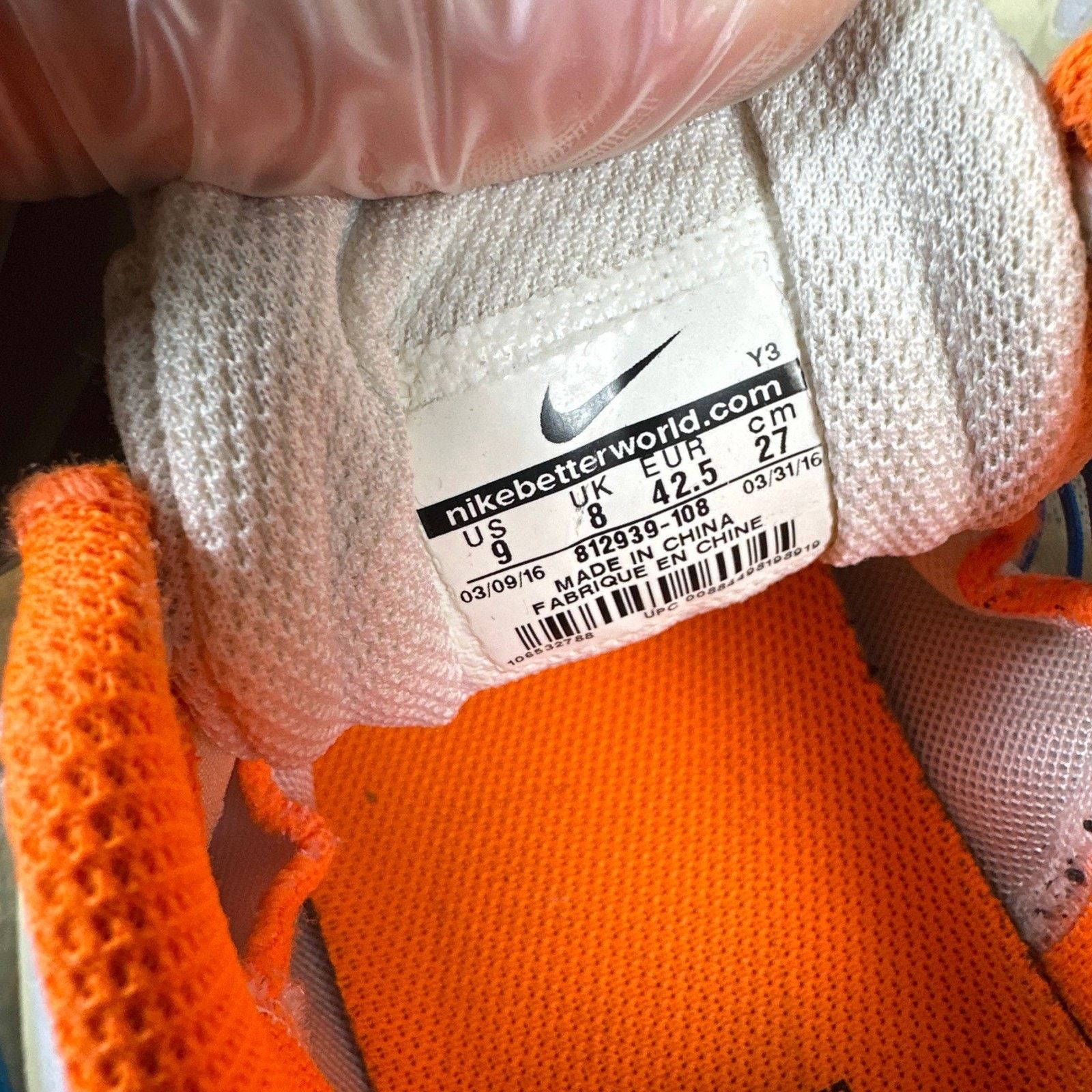 Nike Nike Rafa Nadal 2016 US Open Shoes Men's Size 9 812939-108 Size US 9 / EU 42 - 8 Thumbnail