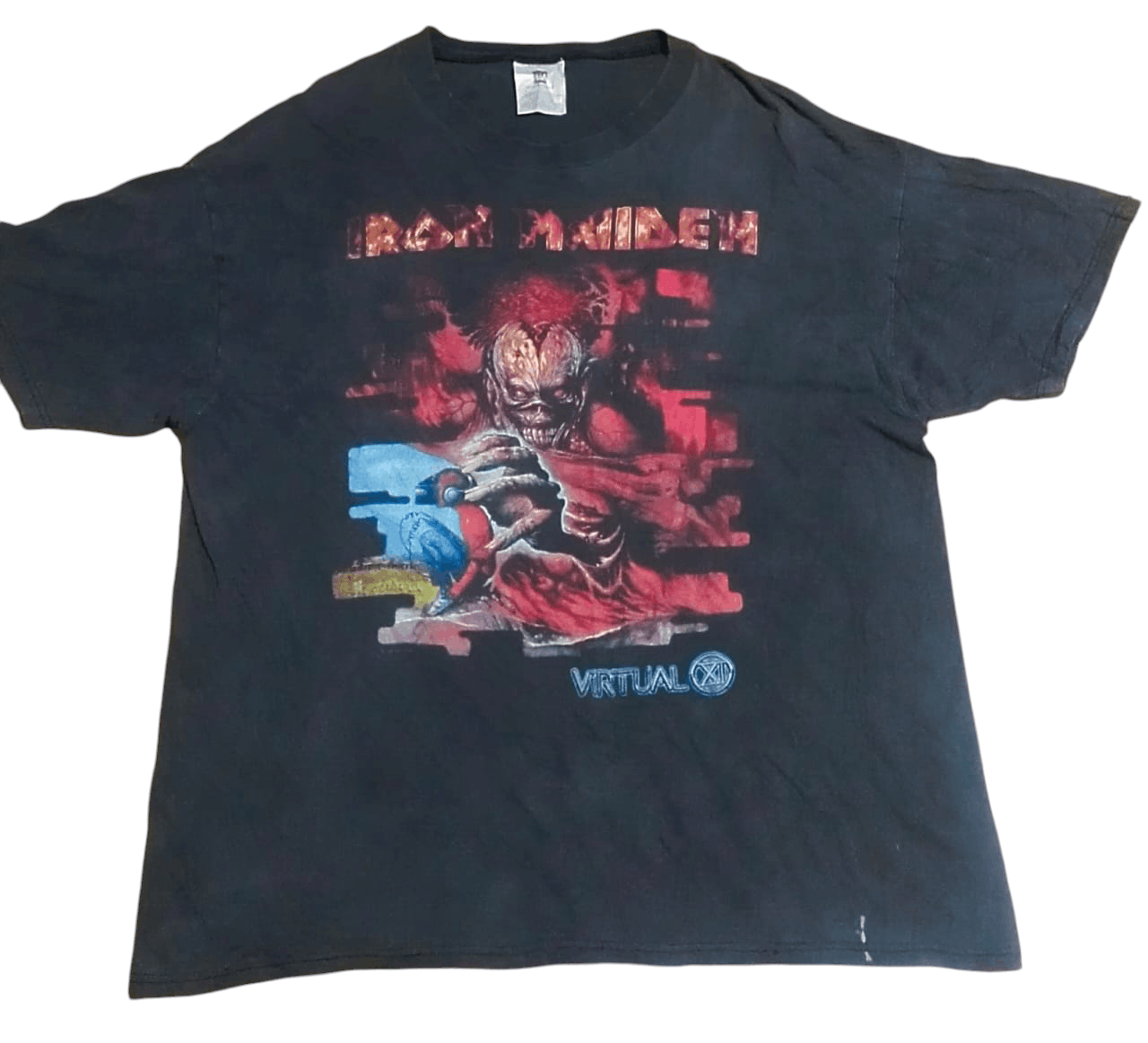 Band Tees × Vintage Rare vintage Iron Maiden Virtual 1998 Size US XL / EU 56 / 4 - 1 Thumbnail