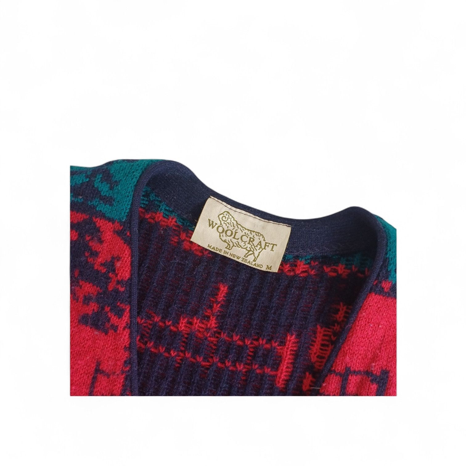 Other Vest knitwear classic 90s pattern woolcraft Size L / US 10 / IT 46 - 2 Thumbnail