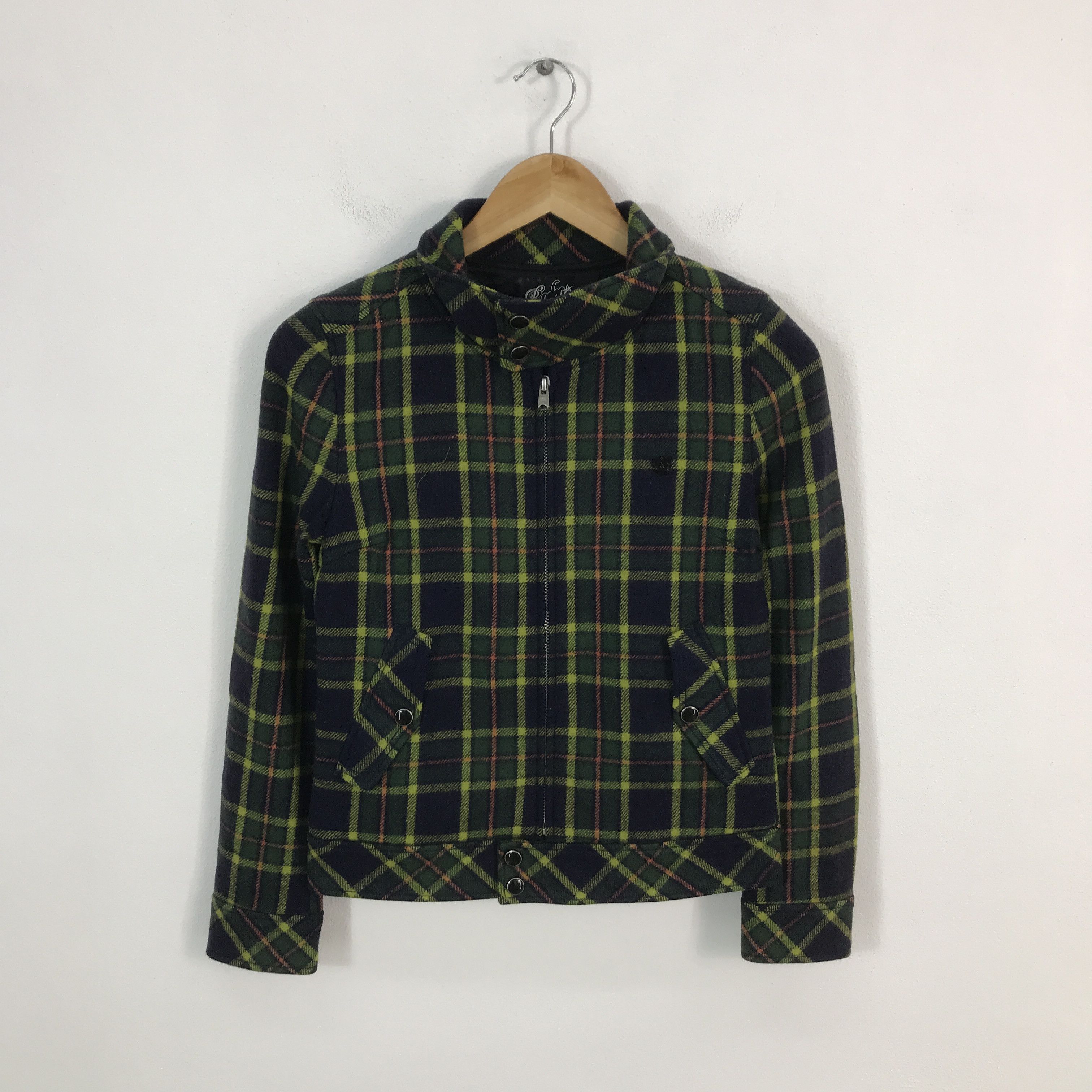 Japanese Brand rambo flannel design japan zipper jacket Size US S / EU 44-46 / 1 - 1 Thumbnail