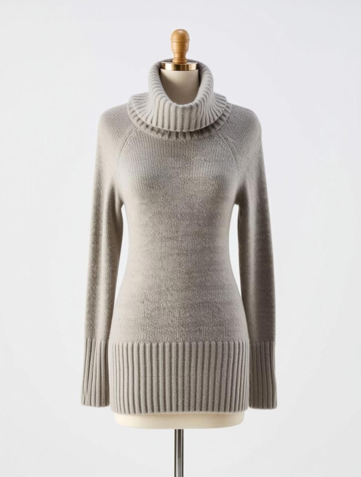 Other White House Black Market Gray Cowl Neck Sweater Medium Size M / US 6-8 / IT 42-44 - 1 Thumbnail