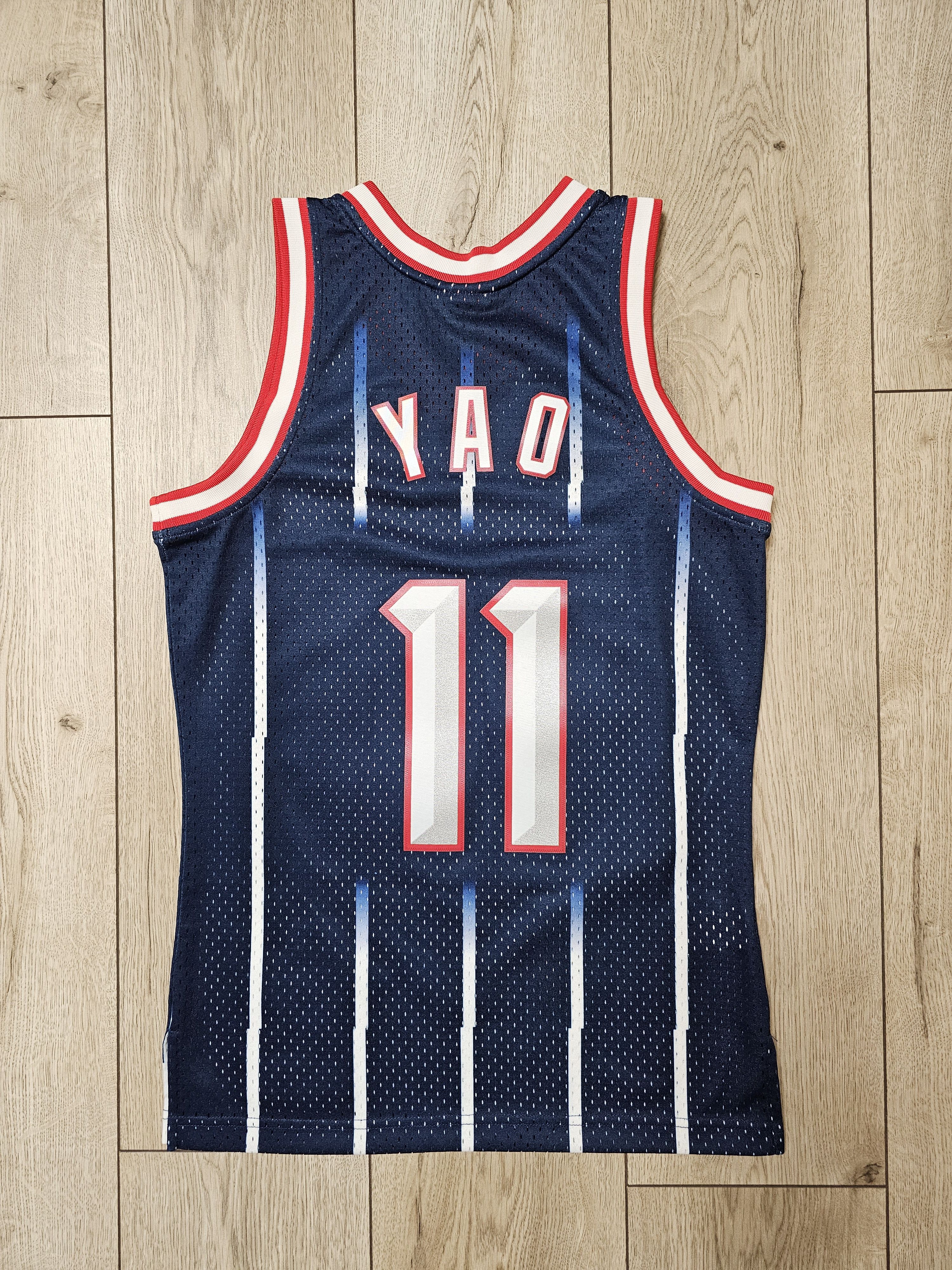 Mitchell & Ness × NBA × Vintage HOUSTON ROCKETS JERSEY YAO MING 2002 JERSEY BASKETBALL SHIRT Size US S / EU 44-46 / 1 - 2 Thumbnail