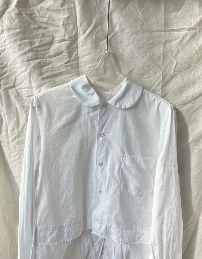 Comme des Garcons Comme Des Garcons Long Sleeve Shirt Gold Ingot Neck Top wi Size S / US 4 / IT 40 - 8 Thumbnail