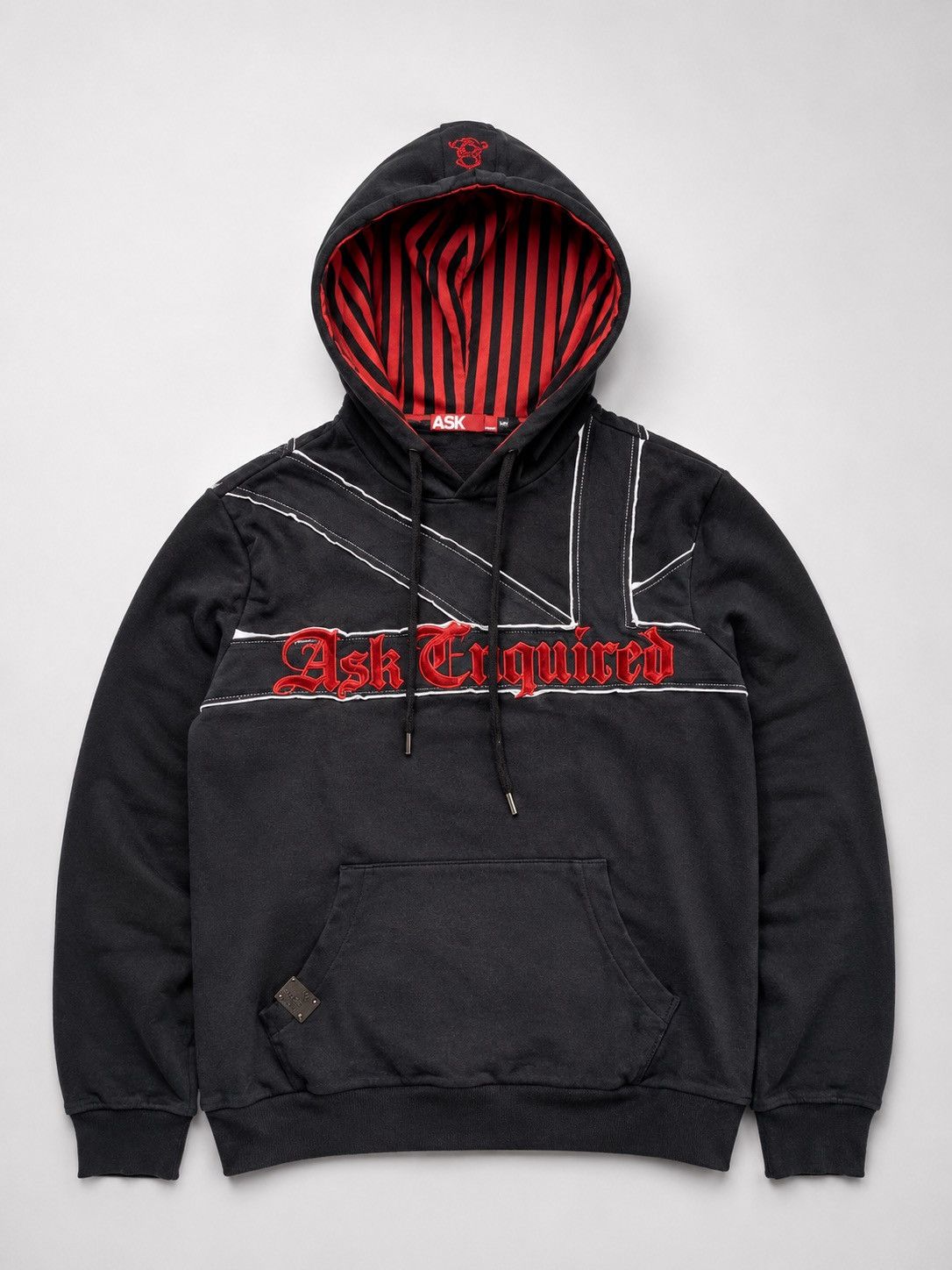 Japanese Brand Ask Enquired England Archieve Vintage Black Hoodie Size US M / EU 48-50 / 2 - 1 Thumbnail