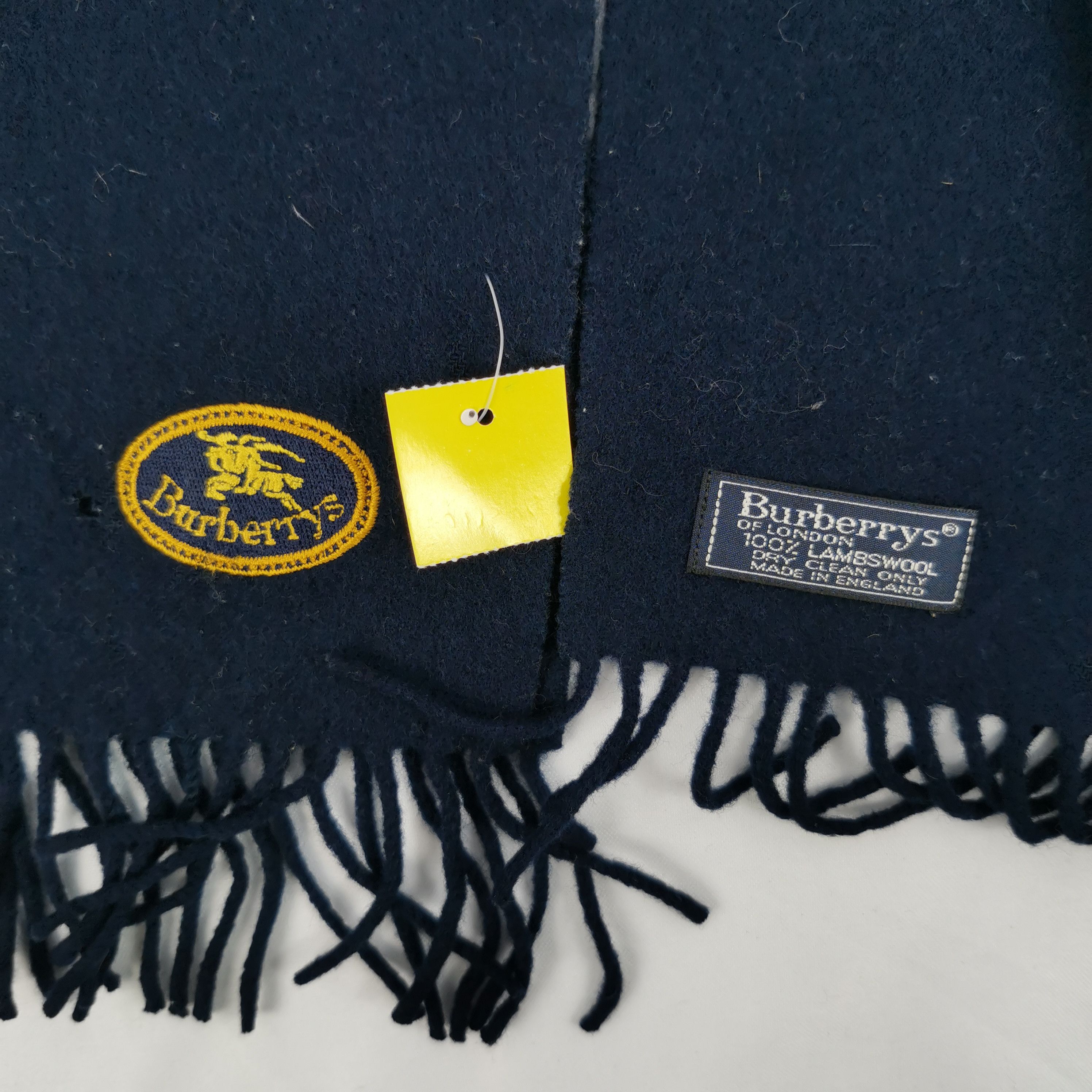 Burberry × Vintage Vintage Burberry Scarf Wool Cashmere Scarves. Size ONE SIZE - 4 Thumbnail