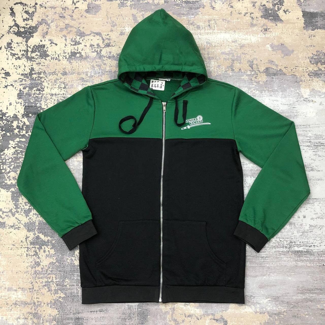Anime × Japanese Brand Y293 DEMON SLAYER TANJIRO KAMADO BLACK NACHIRIN HOODIE Size US M / EU 48-50 / 2 - 1 Thumbnail