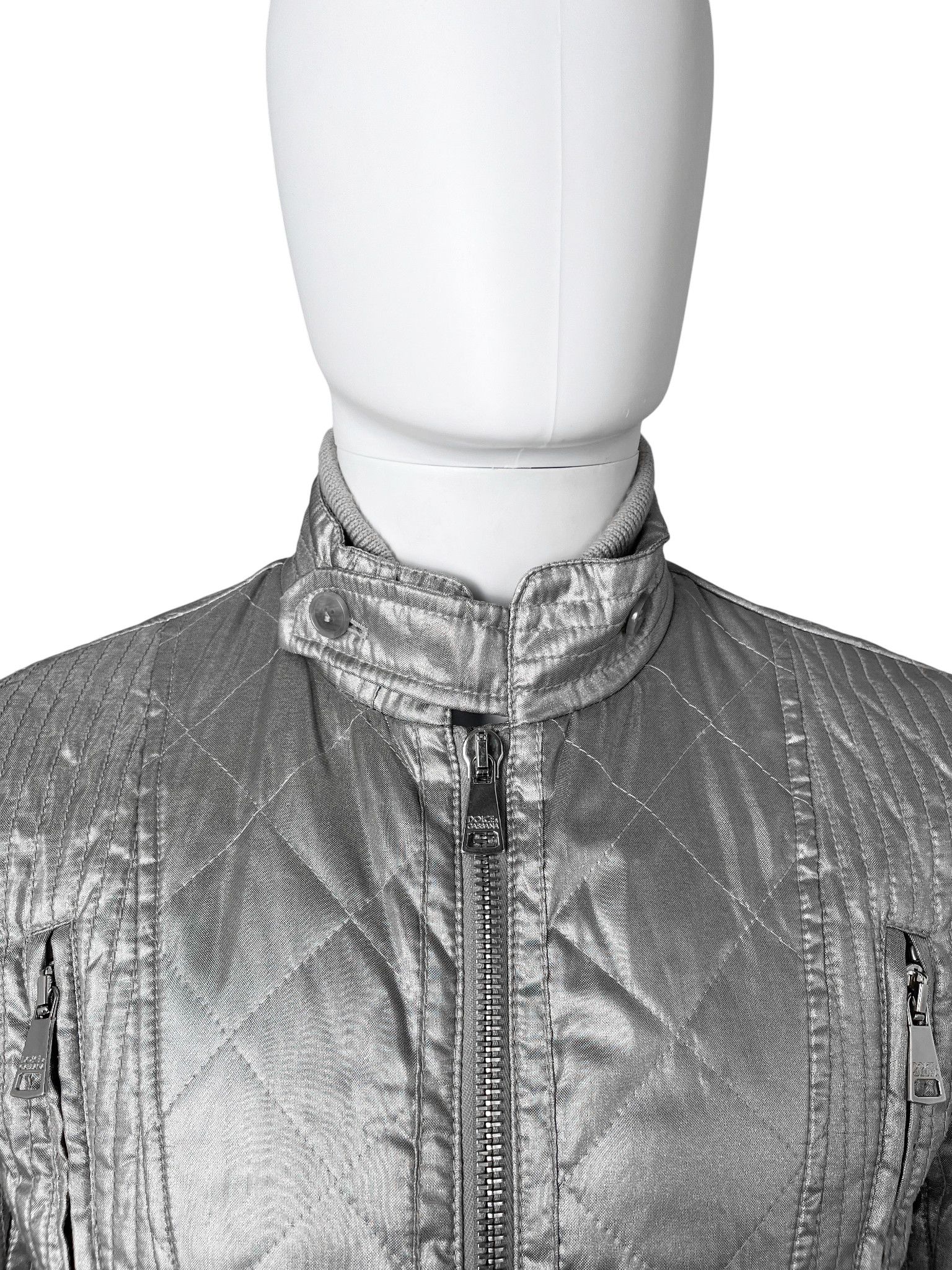 Dolce & Gabbana F/W 2007 Silver Astro Jacket Size US L / EU 52-54 / 3 - 6 Thumbnail