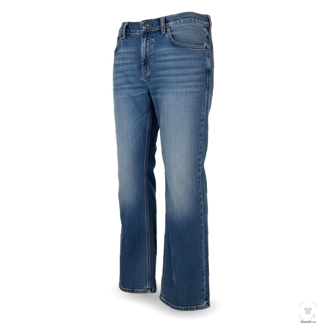 Levi's Levis 527 Jeans Teens Blue Medium Wash Bootcut Slim Denim Zip Fly Adult? (clarify not included) Size US 33 - 2 Thumbnail