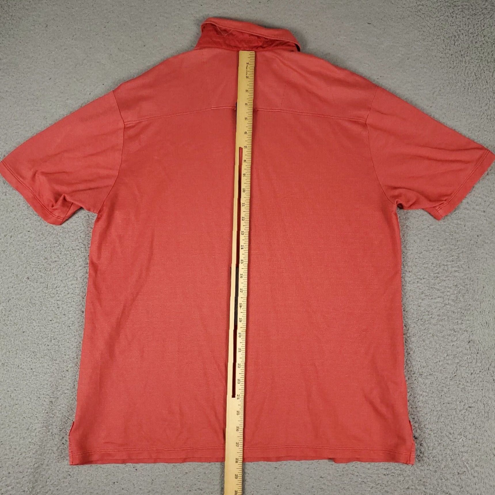 Tommy Bahama Tommy Bahama Polo Shirt Mens Large Red Casual Short Sleeve Woven Activewear Size US L / EU 52-54 / 3 - 6 Thumbnail