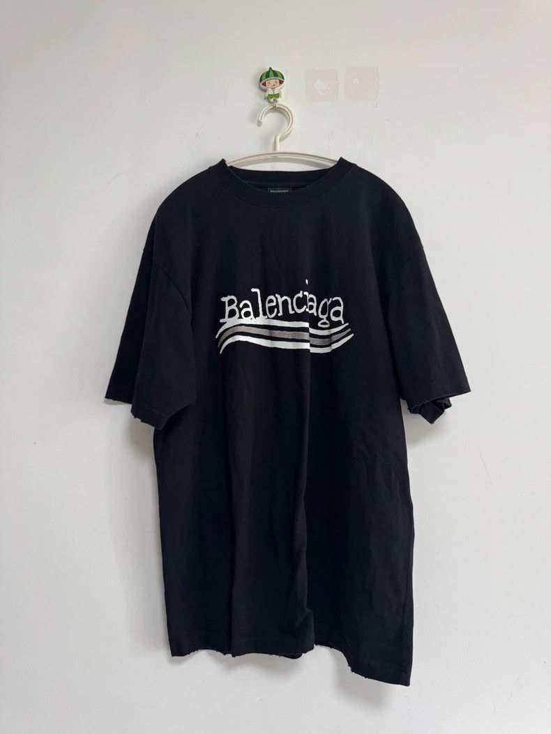 Balenciaga Balenciaga Black Short Sleeve T-Shirt Size US S / EU 44-46 / 1 - 1 Thumbnail