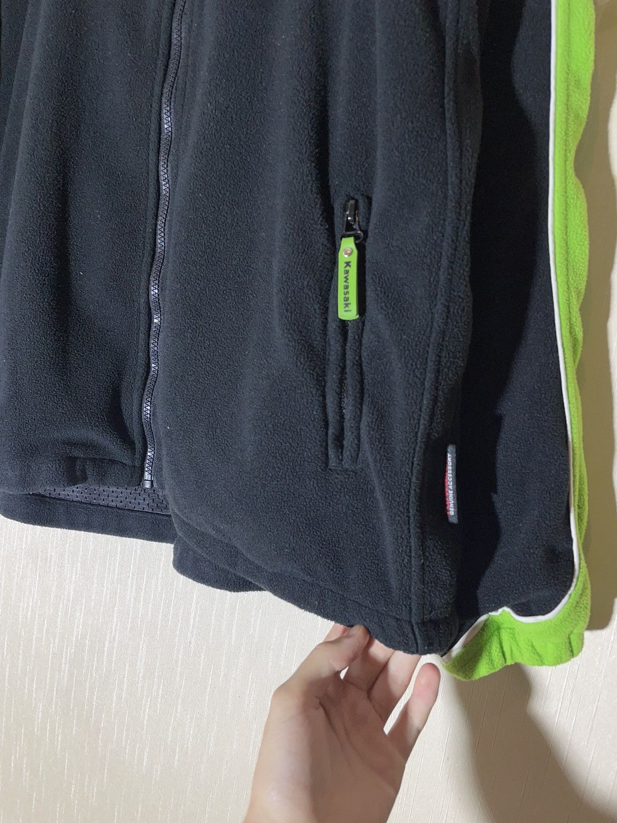 Vintage Kawasaki racing vintage racing fleece jacket Size US XL / EU 56 / 4 - 8 Thumbnail