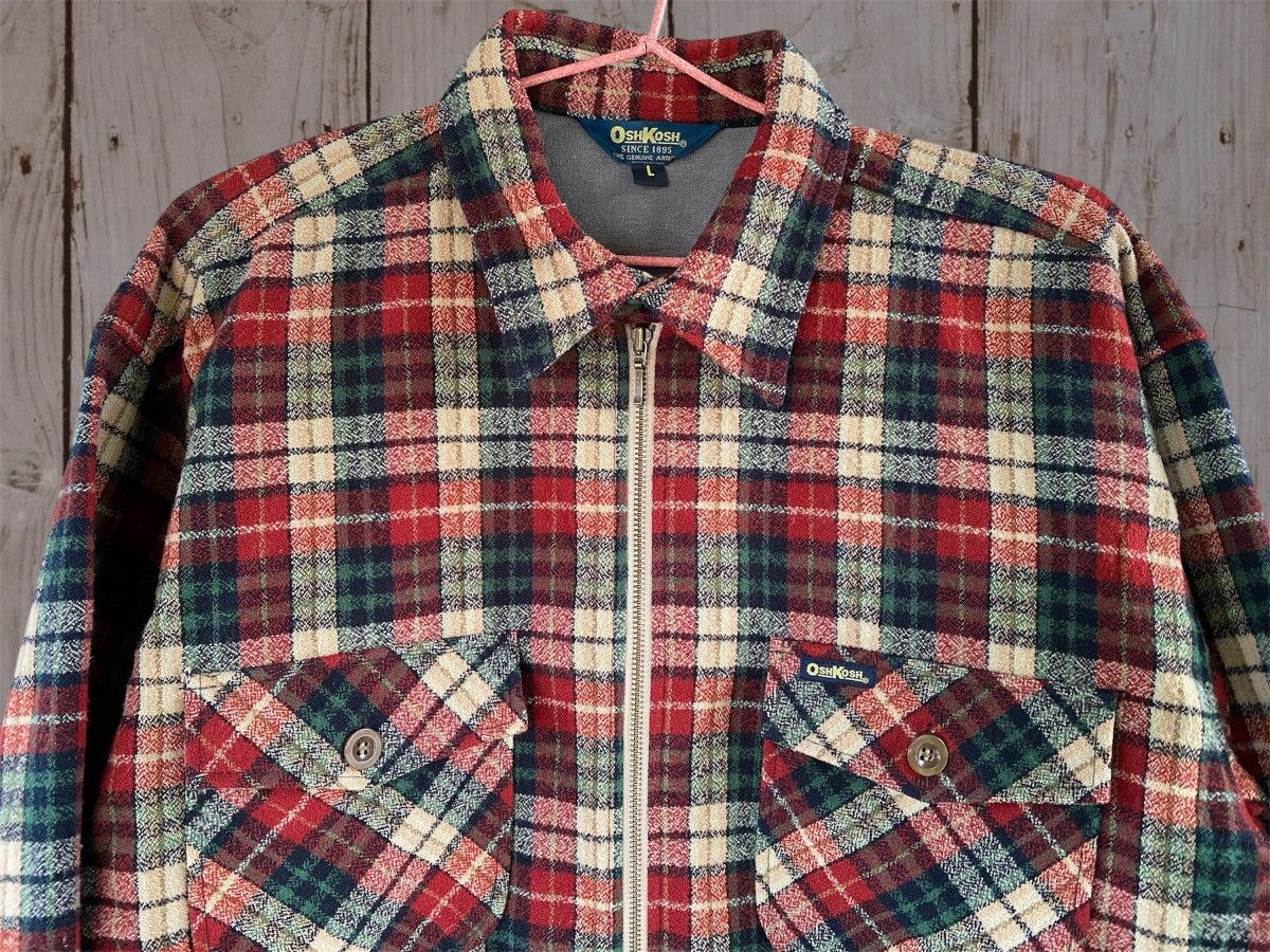 Flannel Oshkosh Vintage Flannel Size US L / EU 52-54 / 3 - 3 Thumbnail