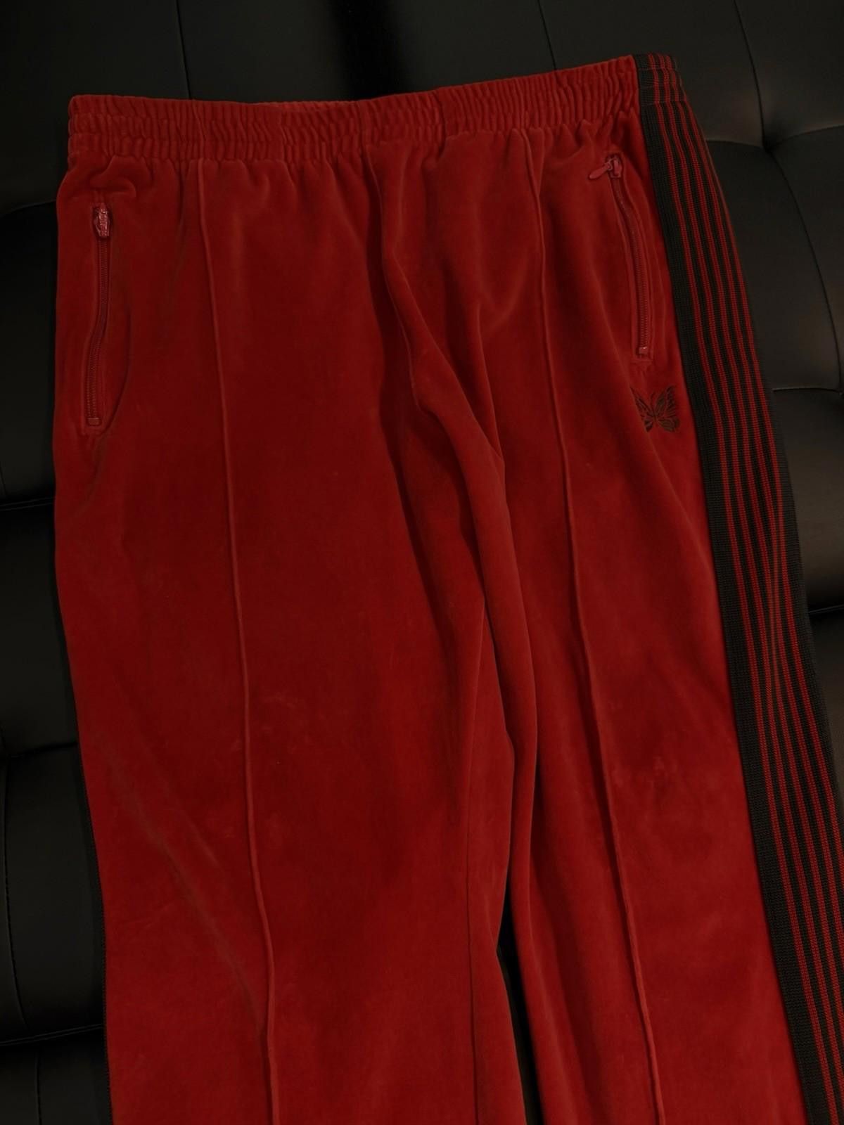 Needles NEEDLES Track Pants Size Medium Red 100% Authentic Size US 32 / EU 48 - 3 Thumbnail