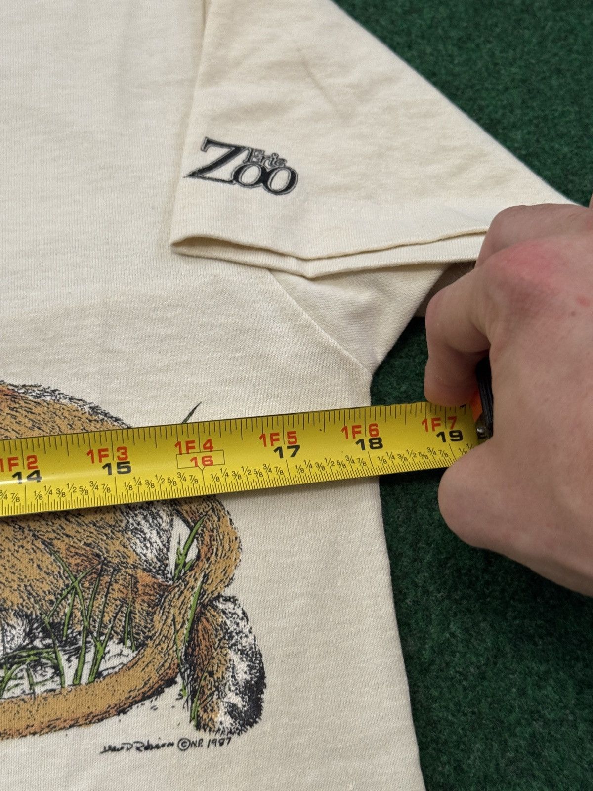 Other Vintage 90s Erie Zoo Lion Lioness Cub Animal Tee T Shirt Size US M / EU 48-50 / 2 - 6 Thumbnail