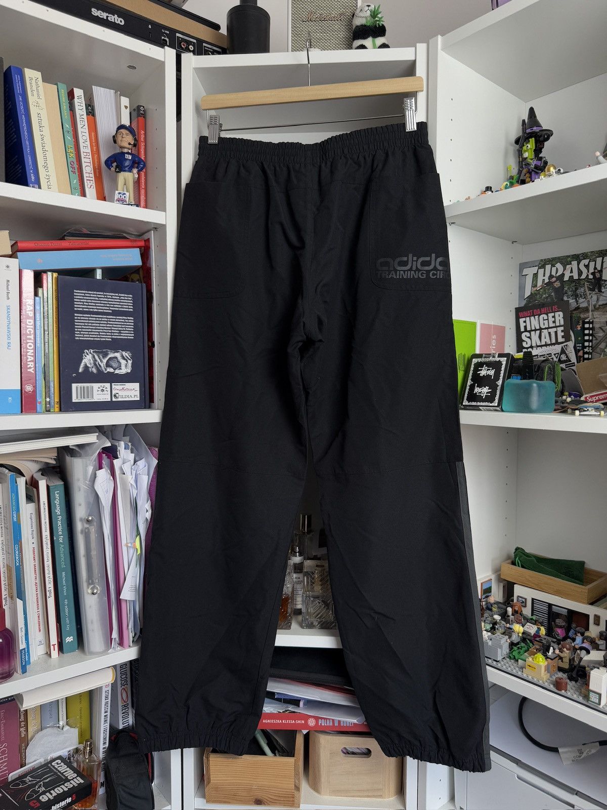 Adidas × Vintage Vintage y2k Adidas wide leg baggy fit sweat track pants S Size US 32 / EU 48 - 2 Thumbnail
