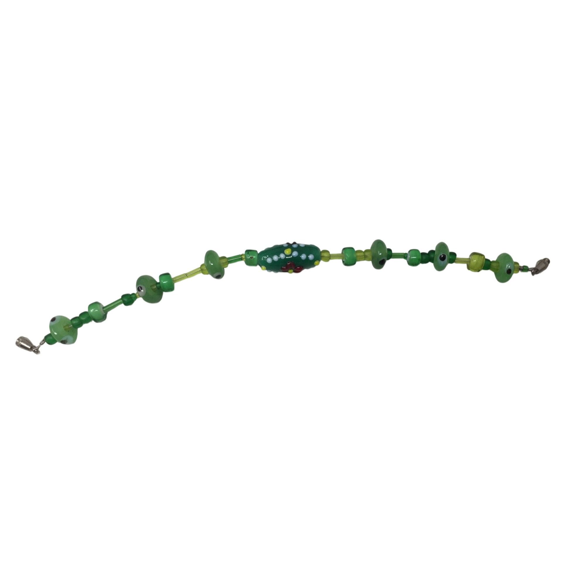 Other Women's/Girl's Green Beaded Bracelet Size ONE SIZE - 3 Thumbnail