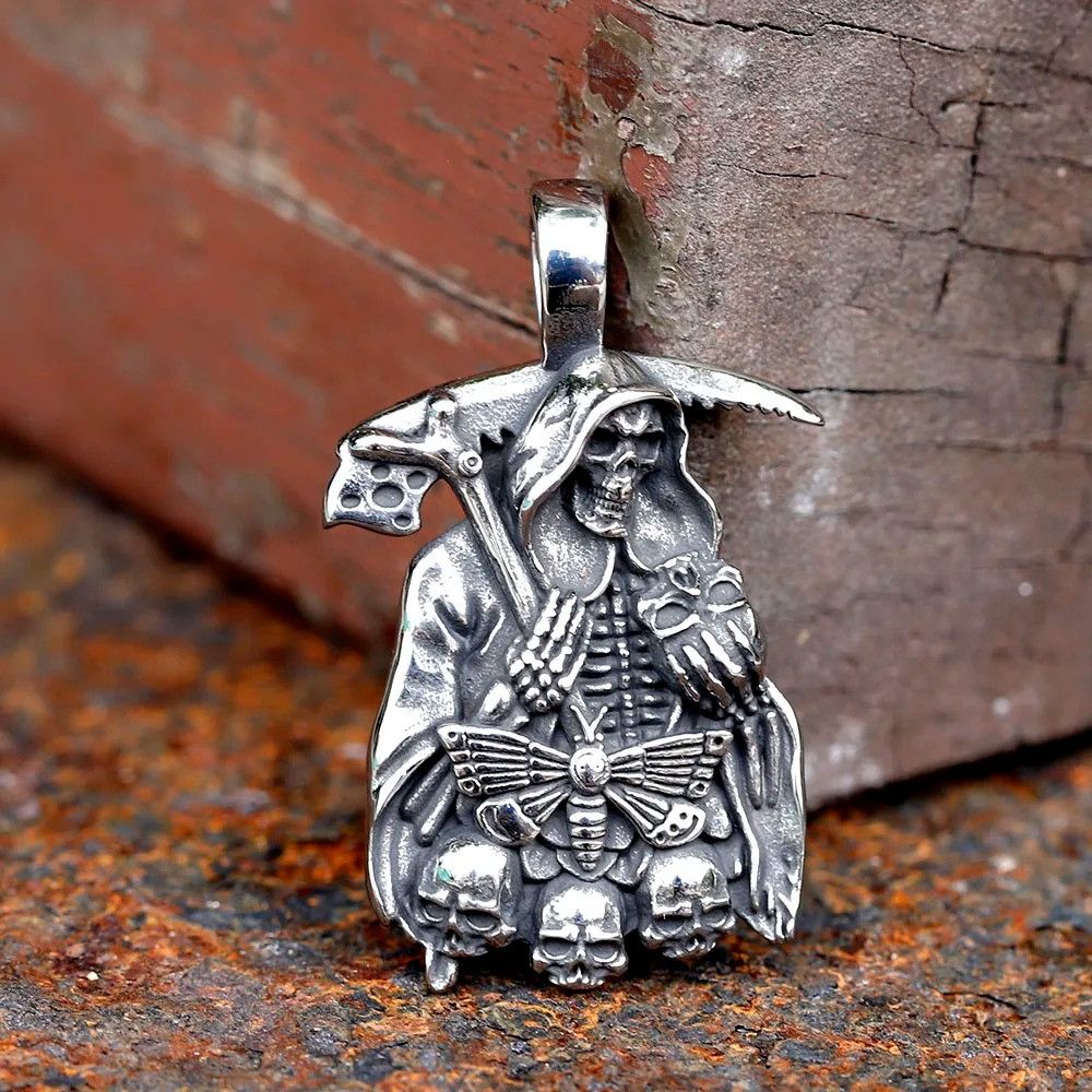 Other Butterfly and Death Pendant Accessories Necklace Gifts Size ONE SIZE - 3 Thumbnail