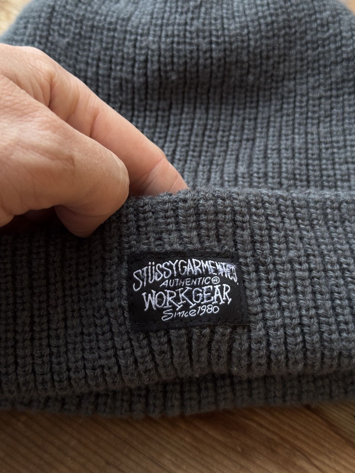 Stussy × Vintage Vintage 00s Stussy Workgear beanie Hype hat Size ONE SIZE - 4 Thumbnail