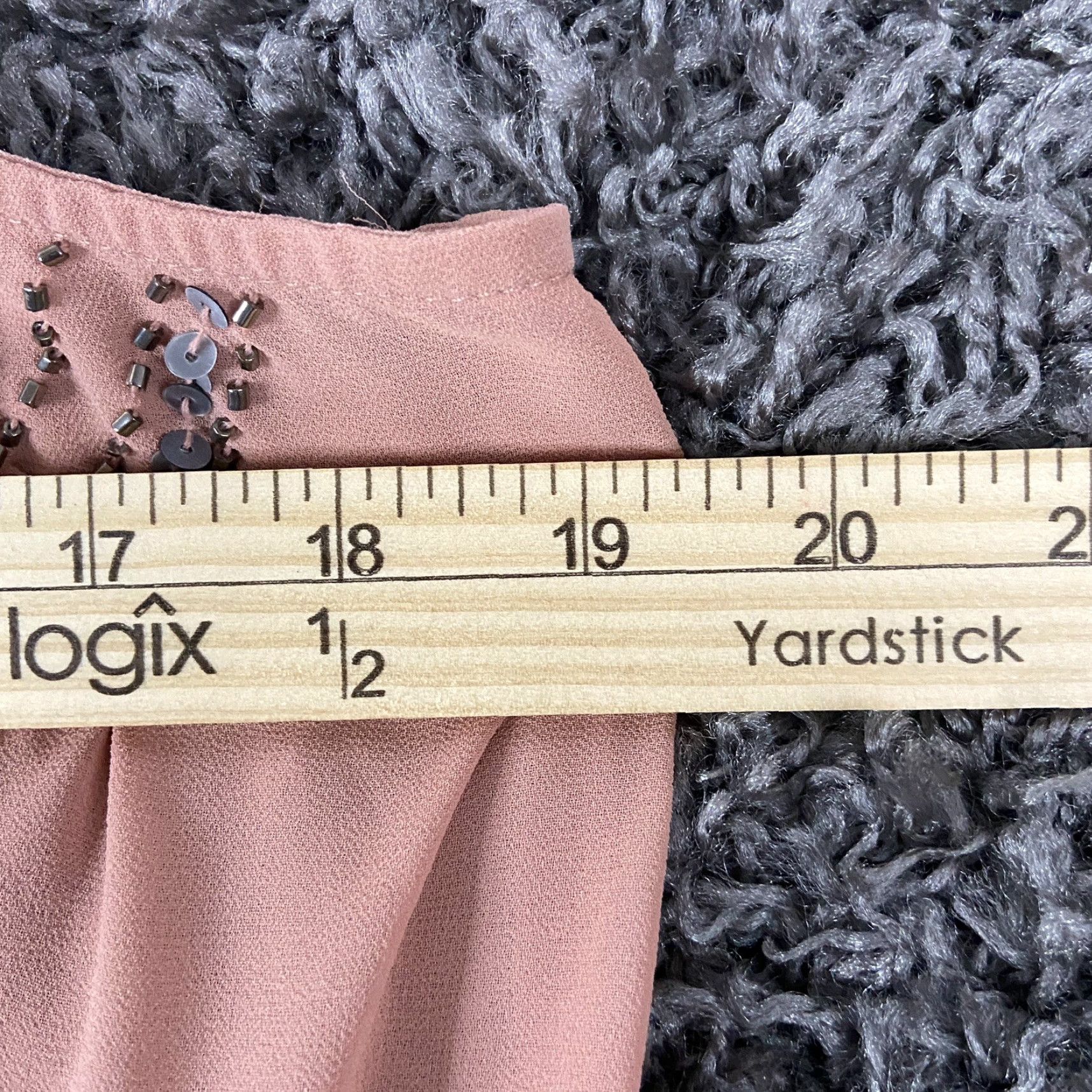 Vintage Maurices Tank Top Blouse Women M Pink Sheer Beaded Studded Tank Top Blouse Women M Pink Size M / US 6-8 / IT 42-44 - 7 Thumbnail