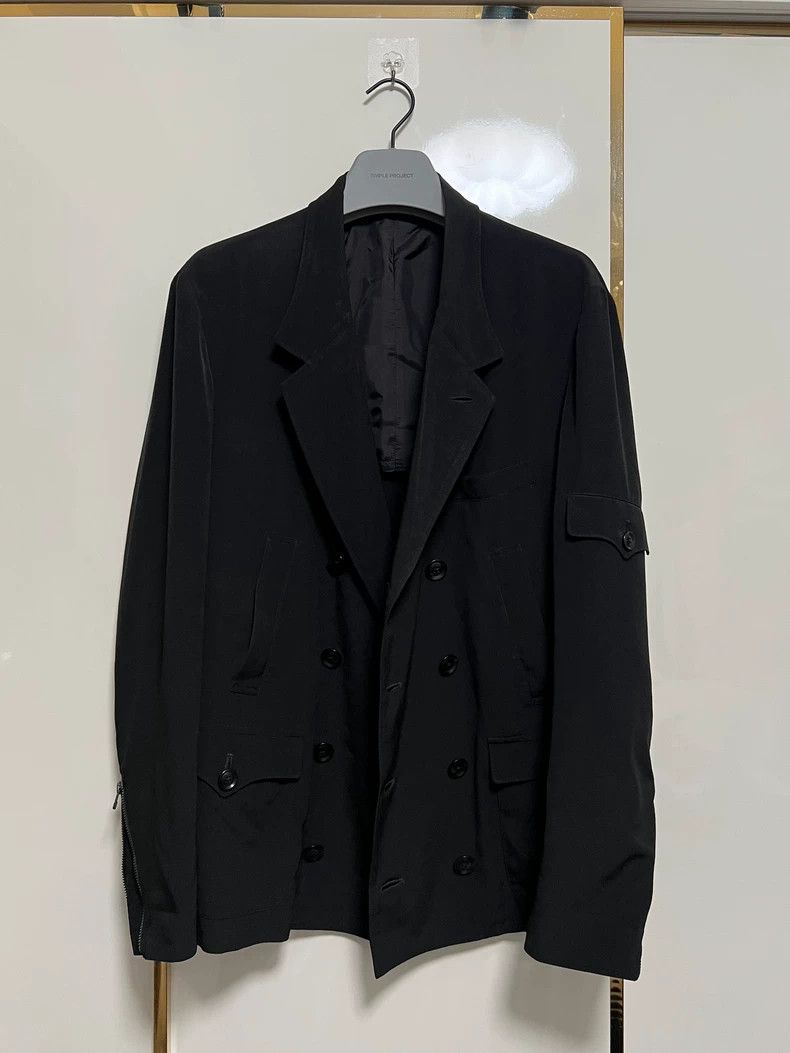 Yohji Yamamoto Yohji Yamamoto 23 SS triple breasted jacket Size US L / EU 52-54 / 3 - 3 Thumbnail