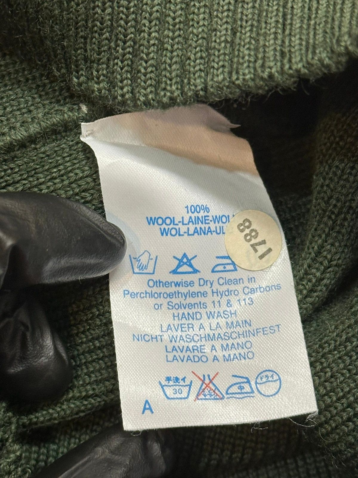 Burberry vintage Burberrys green knit wool sweater . Size US M / EU 48-50 / 2 - 11 Thumbnail