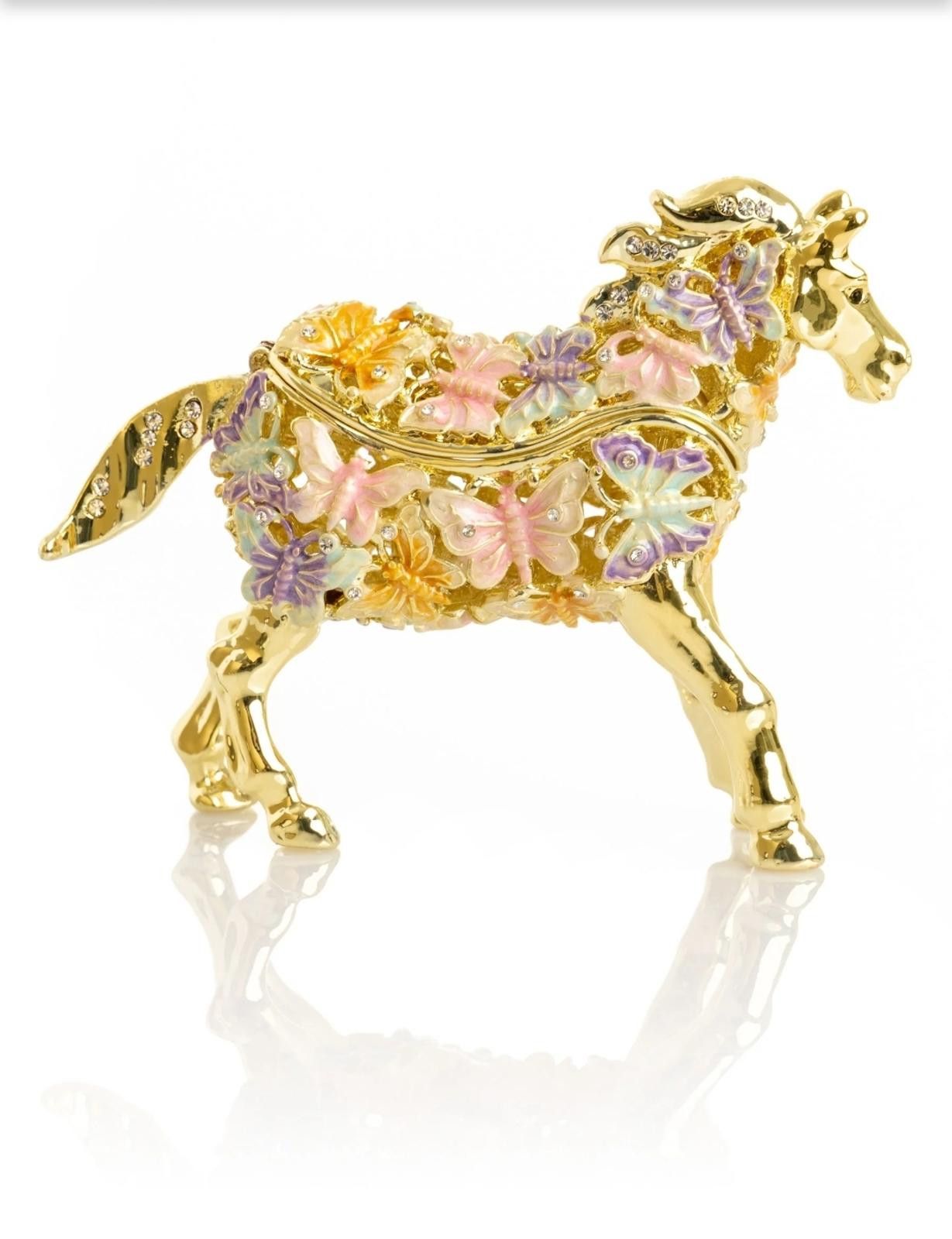 Other Keren Kopal - Golden Horse Decorated with butterflies Size ONE SIZE - 2 Thumbnail