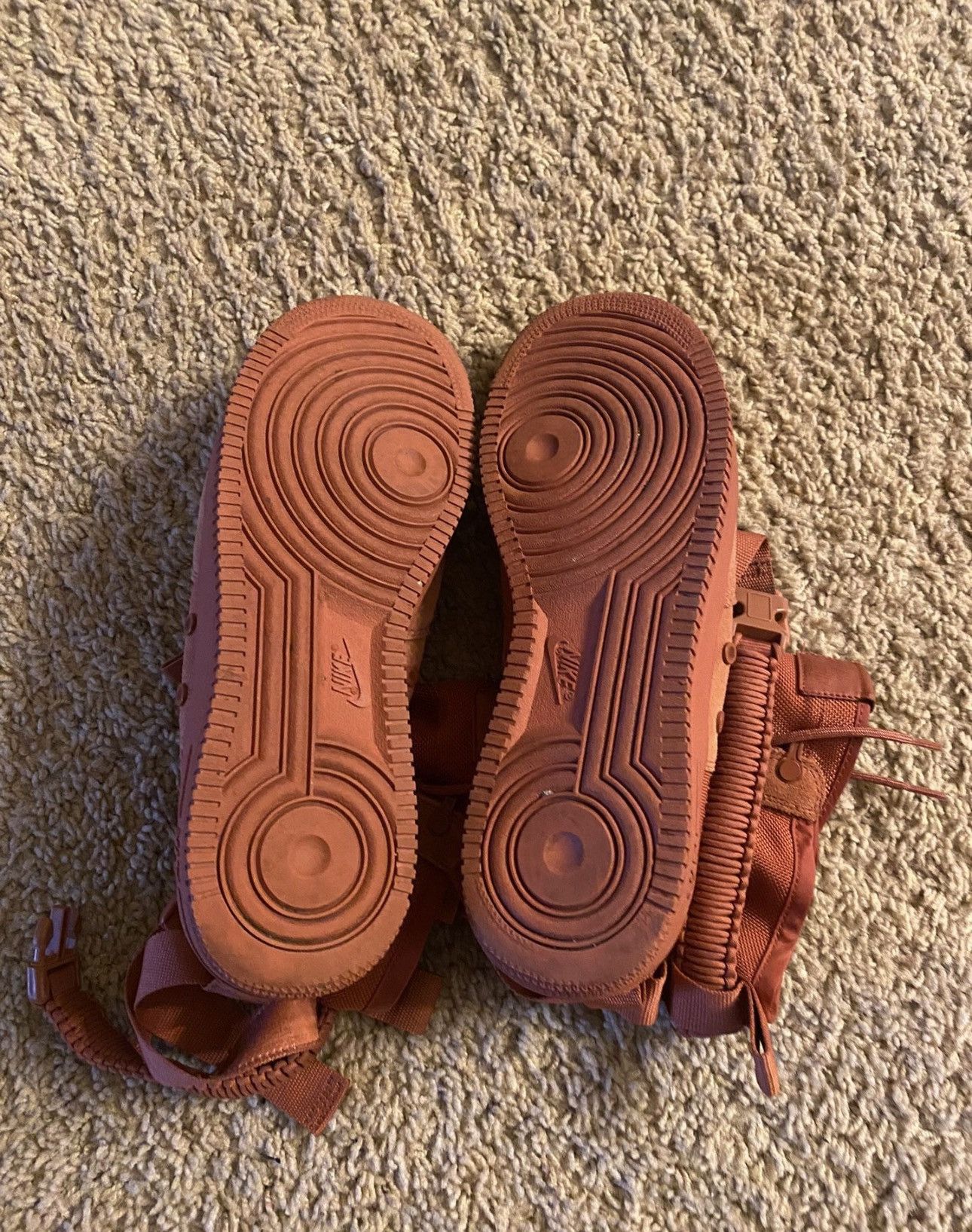 Nike Nike SF AF1 High Monochrome Rust Red Size 11.5 Size US 11.5 / EU 44-45 - 3 Thumbnail