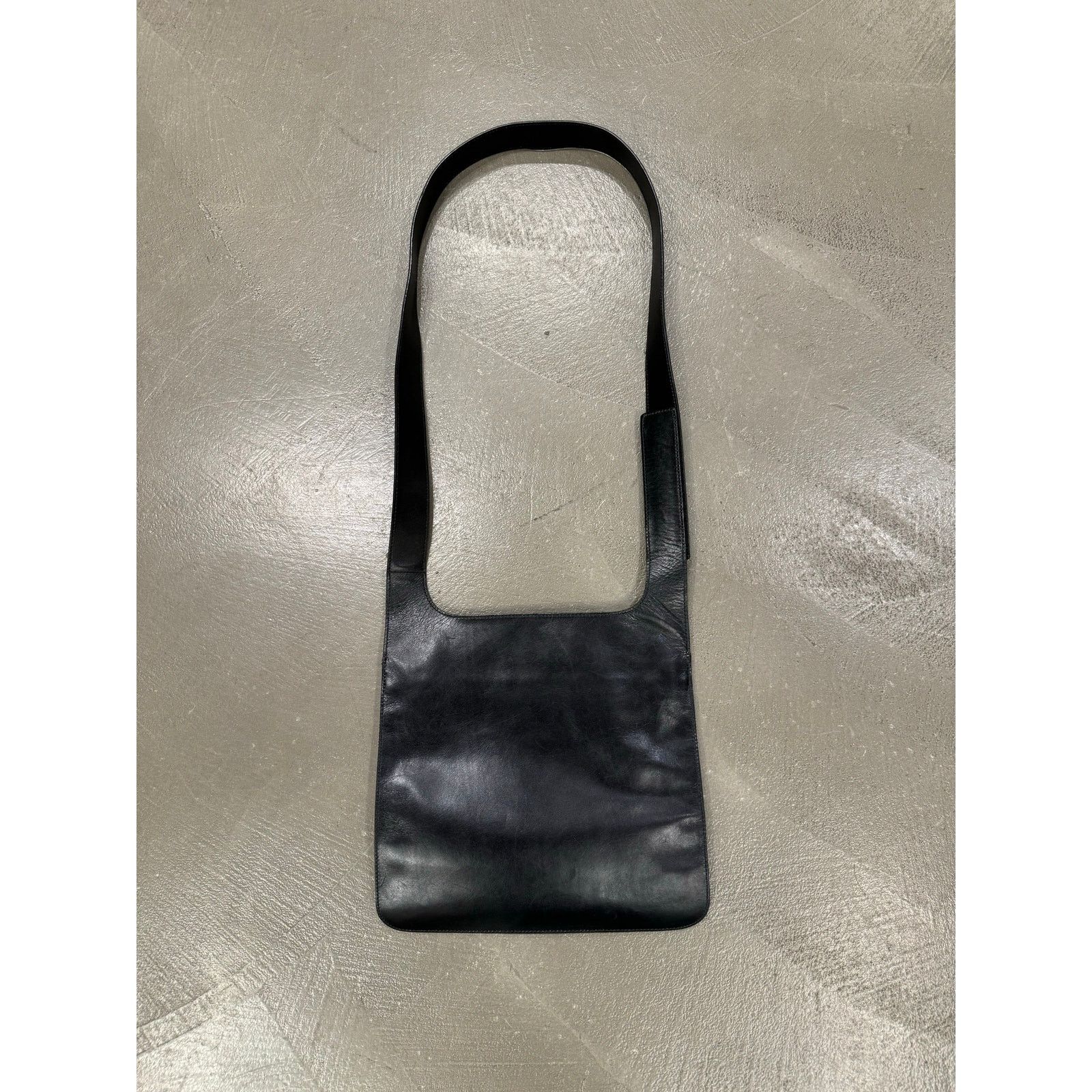 A/W1999 Prada leather and wool shoulder bag