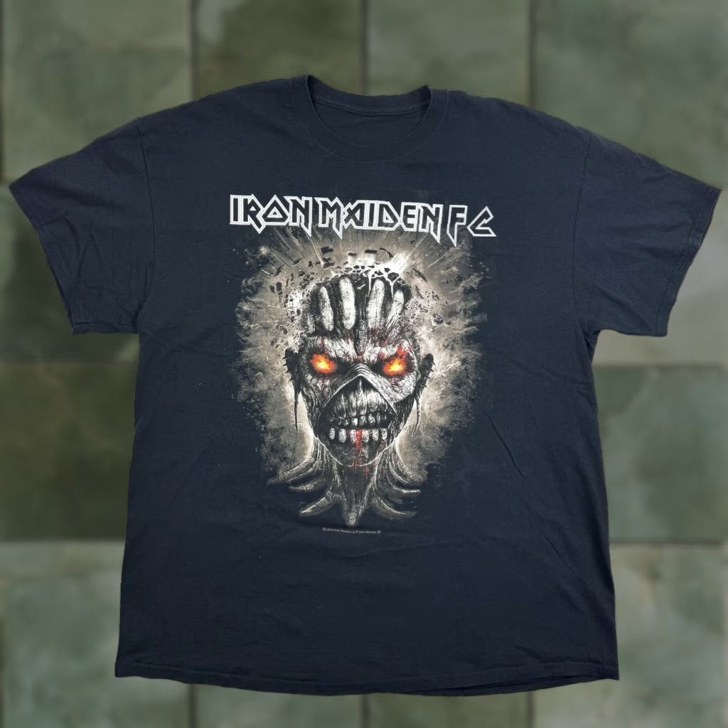 Fanci Club Iron Maiden T Shirt Adult Large Black Mens Rock Music Band 2015 Fan Club Iron Maiden LLP Licensed Size US L / EU 52-54 / 3 - 1 Thumbnail
