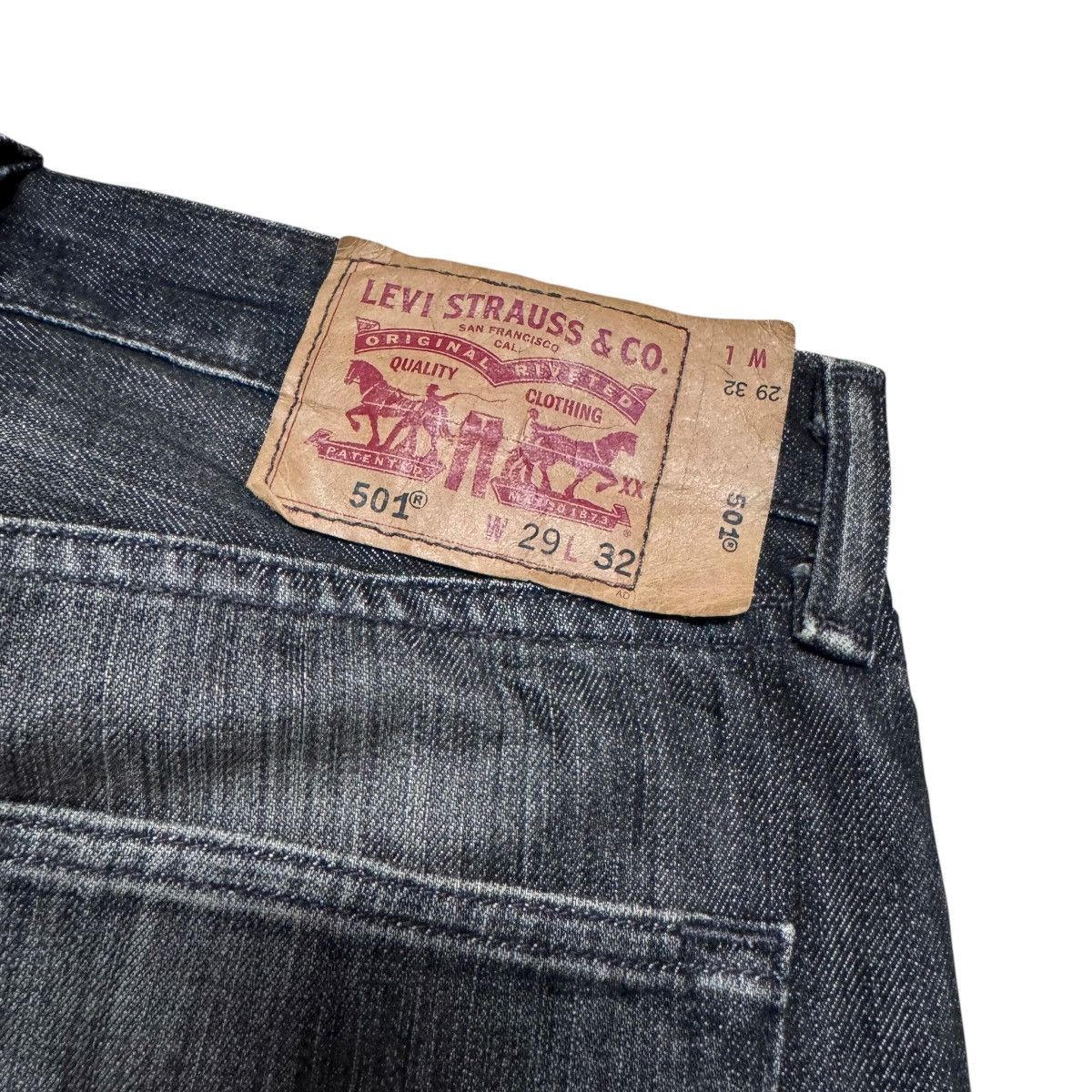 Levi's Levis 501 Black Denim Jeans Size US 30 / EU 46 - 12 Thumbnail
