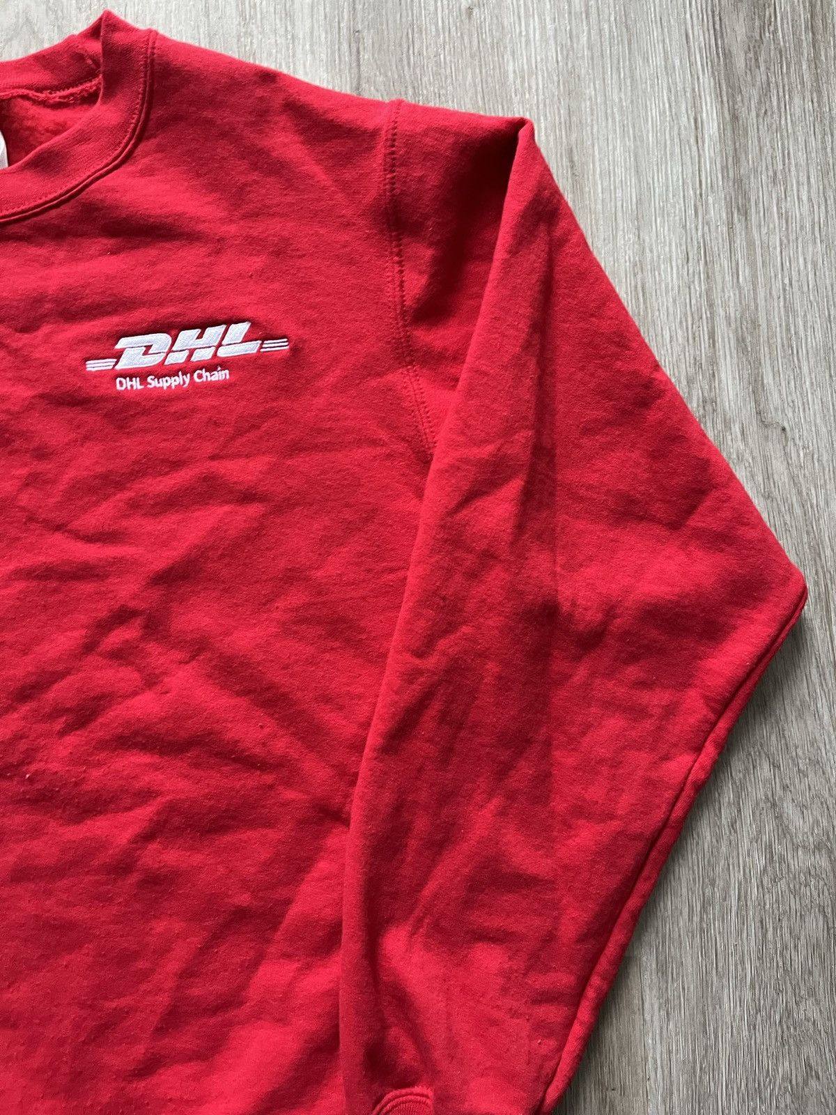 Vintage DHL Sweatshirt Size US S / EU 44-46 / 1 - 4 Thumbnail