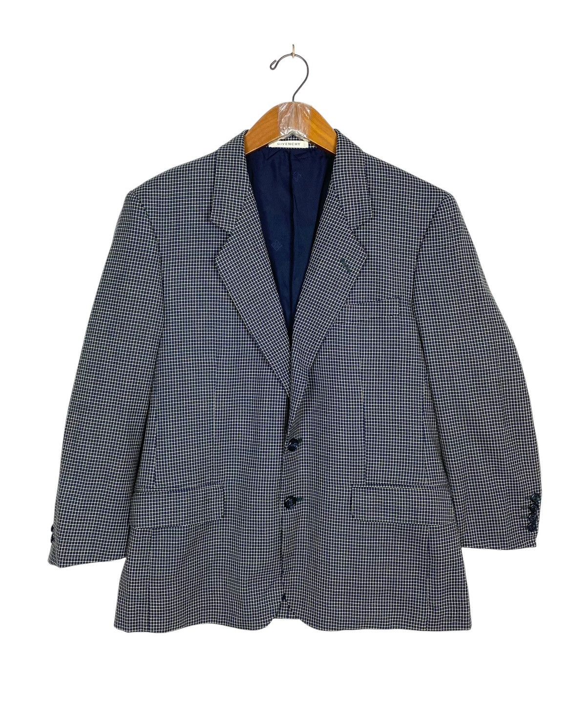 Givenchy Rare‼️ Vintage Givenchy Checked Blazer Made in Japan Size US M / EU 48-50 / 2 - 1 Thumbnail
