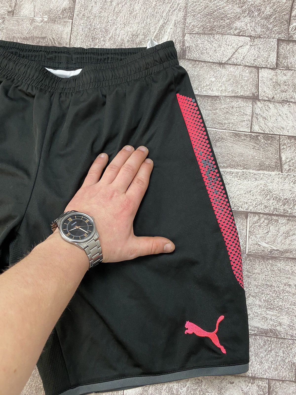 Puma Very Rare Arsenal Puma Shorts Striped S Size US 32 / EU 48 - 5 Thumbnail