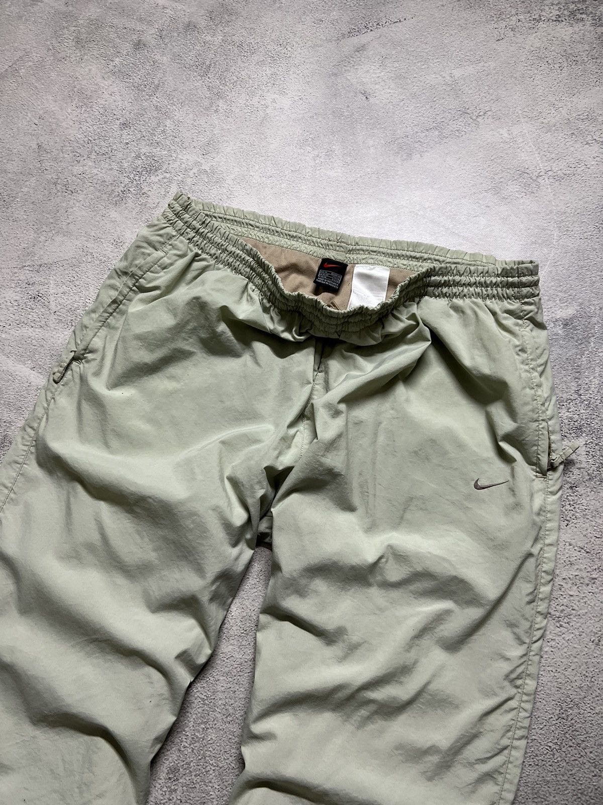 Vintage Vintage Y2K Nike Nylon Mini Swoosh Drill Pants 00’s Size US 36 / EU 52 - 5 Thumbnail