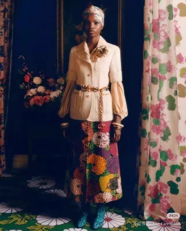 Gucci Gucci Floral Single-Breasted Long Skirt 38 IT Size S / US 4 / IT 40 - 8 Thumbnail