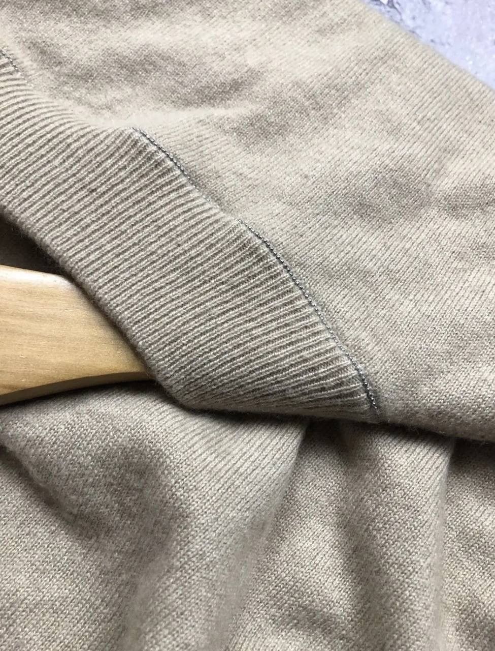 Brunello Cucinelli Brunello Cucinelli Cashmere Beige Sweater Pullover Italy Size US L / EU 52-54 / 3 - 10 Thumbnail