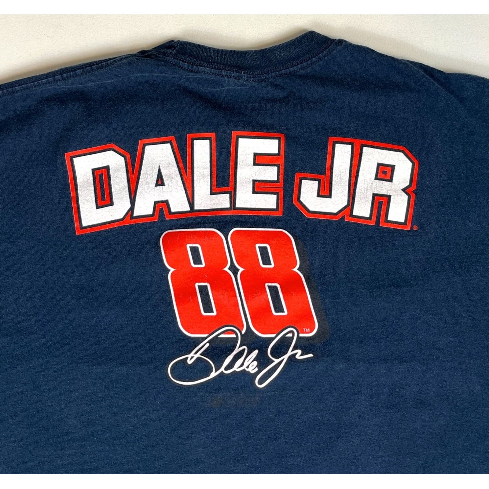 Chase Authentics Nascar Dale Jr. #88 T-Shirt Chase Authentics Navy Blue 2XL Double-Sided Mens Shirt NASCAR Size US XXL / EU 58 / 5 - 4 Thumbnail