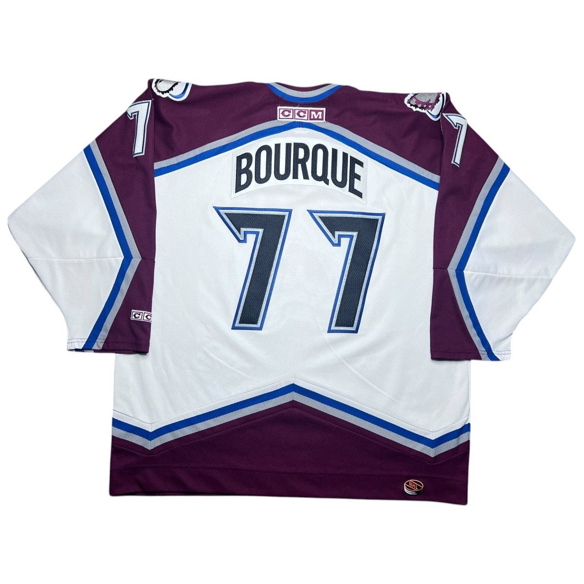 Ccm NHL Colorado Avalanche Ray Bourque #77 Authentic CCM Jersey Size US XL / EU 56 / 4 - 2 Thumbnail