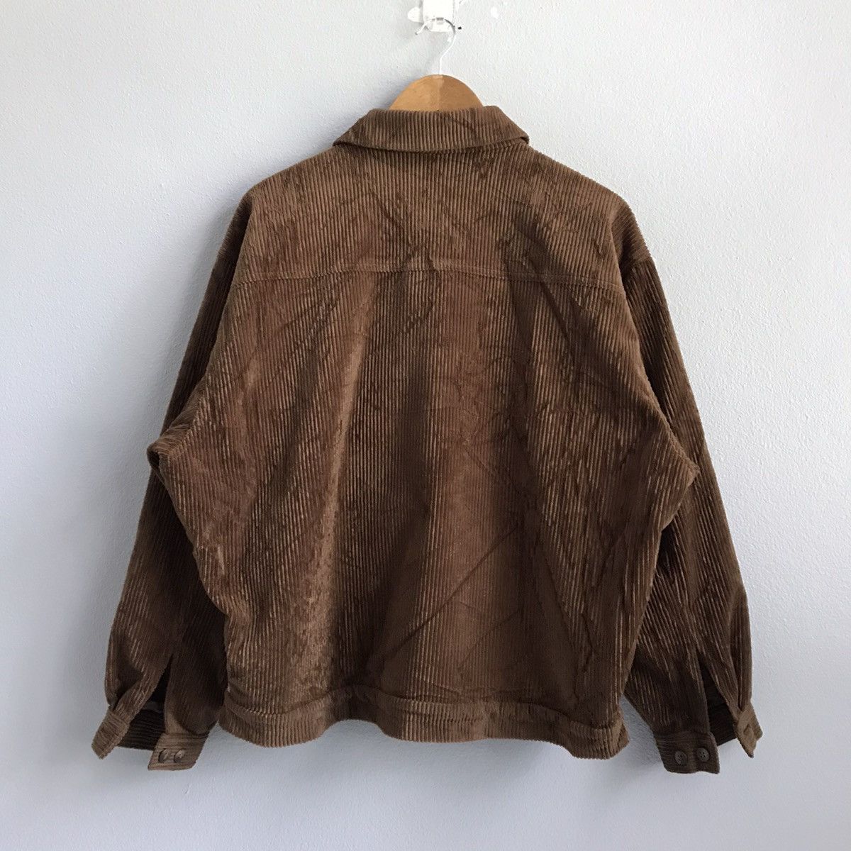 Japanese Brand Corduroy Embroidered logo colorblock jacket Size US M / EU 48-50 / 2 - 2 Thumbnail