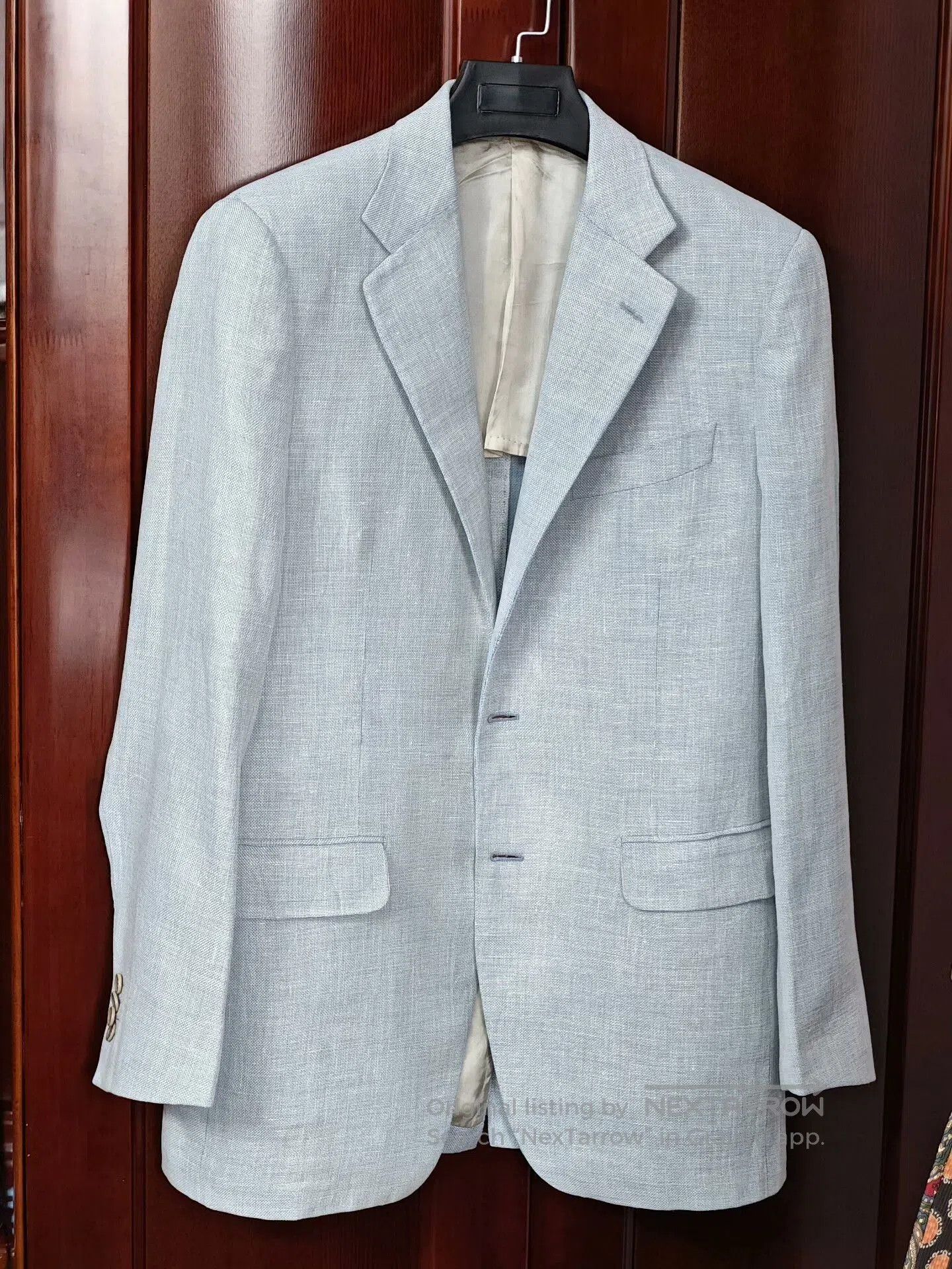 Calugi e Gianelli Italian Linen Wool Blend Sport Coat. Size US M / EU 48-50 / 2 - 1 Thumbnail
