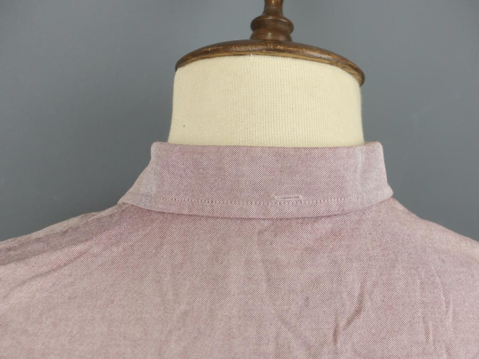 Fred Perry Fred Perry Pink Collared Regular Fit Button-Up Shirt Size M Size US M / EU 48-50 / 2 - 7 Thumbnail
