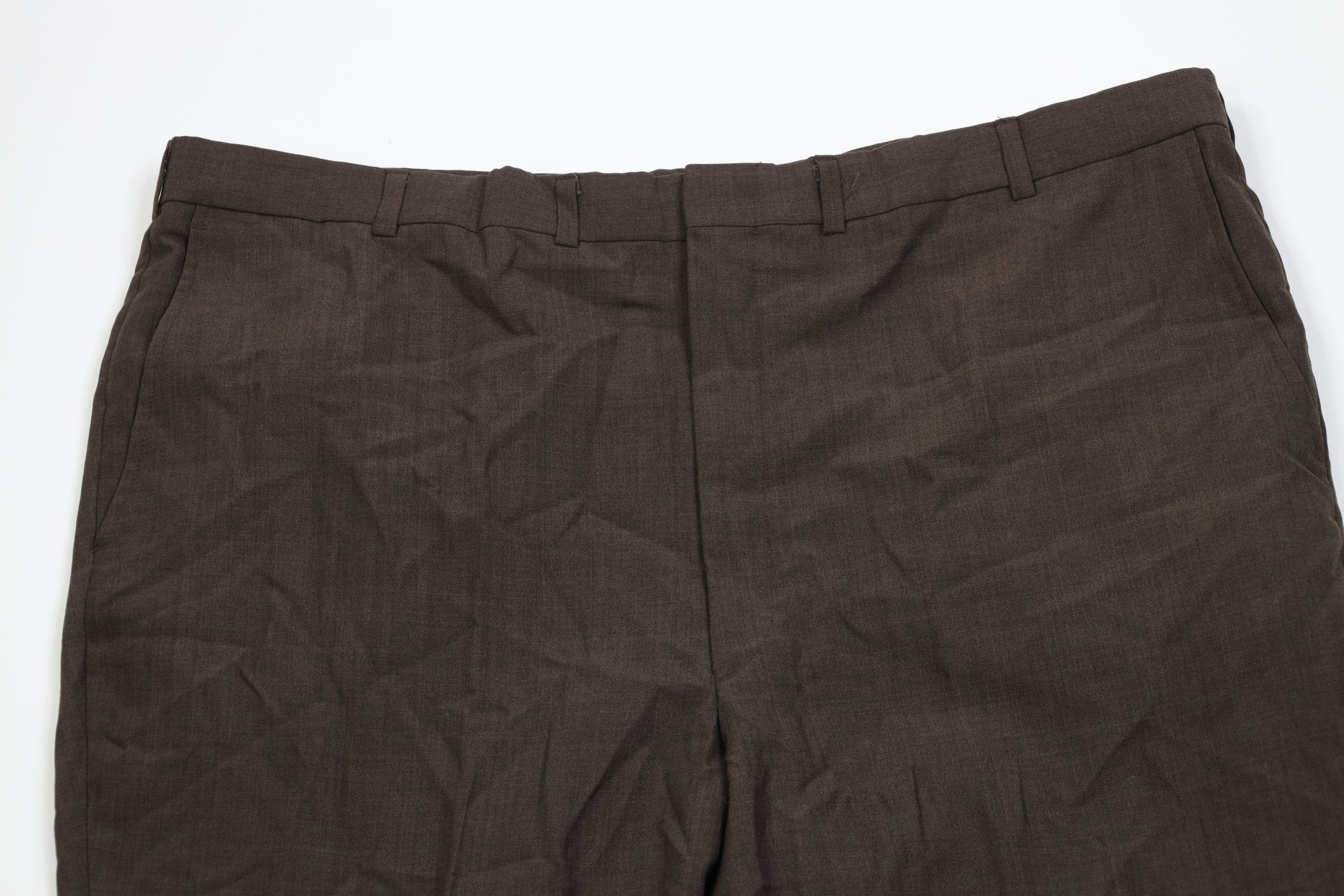 Vintage Vintage 70s Streetwear Wool Blend Wide Leg Chino Pants USA Size US 44 / EU 60 - 2 Thumbnail