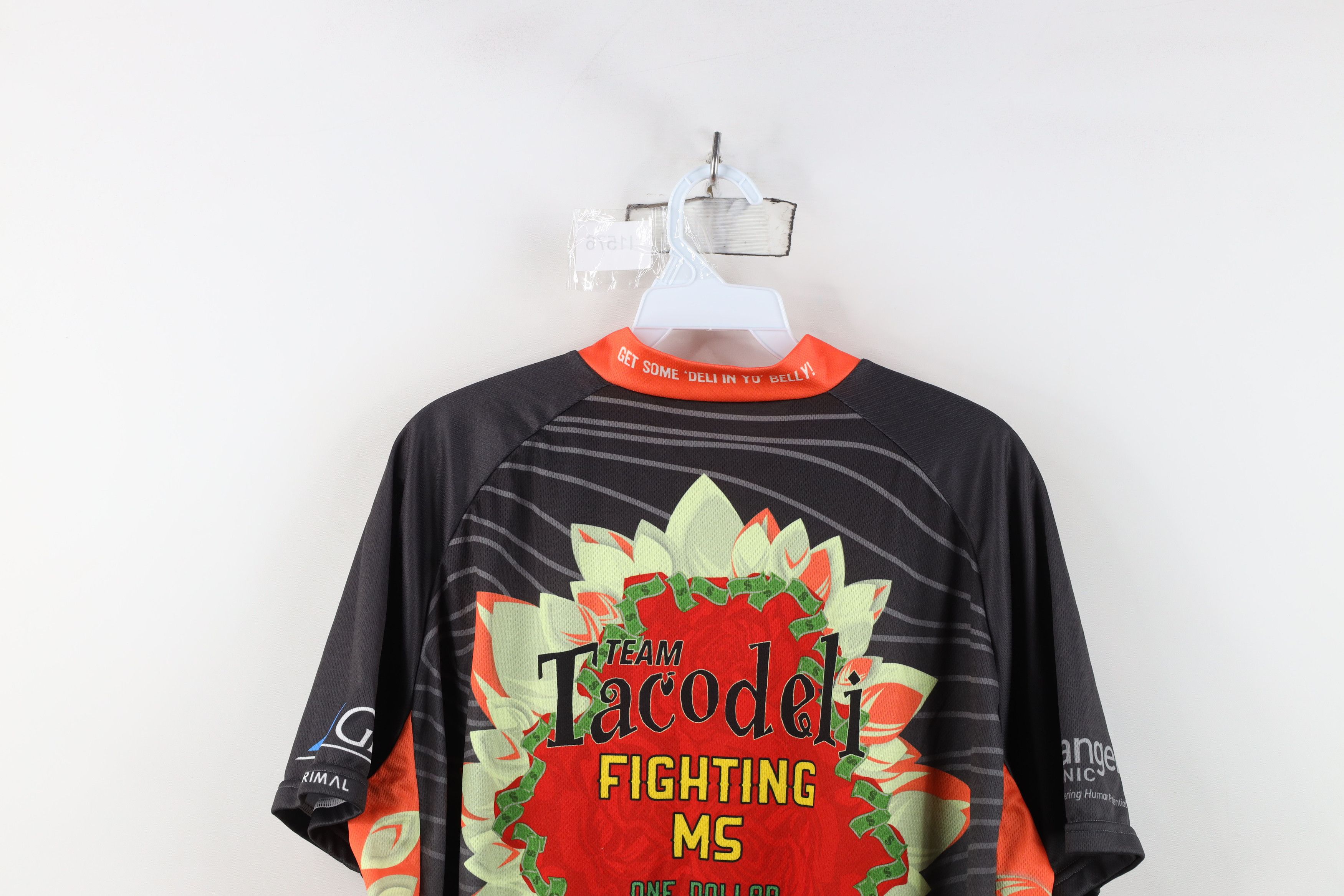 Vintage Primal Tacodeli Bike MS Charity Bicycle Cycling Jersey Shirt Size US XL / EU 56 / 4 - 16 Thumbnail