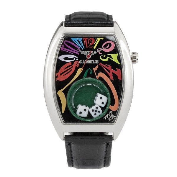 Japanese Brand Frank Miura Life’s a Gamble Watch King Macau Dice Rainbow Size ONE SIZE - 1 Thumbnail