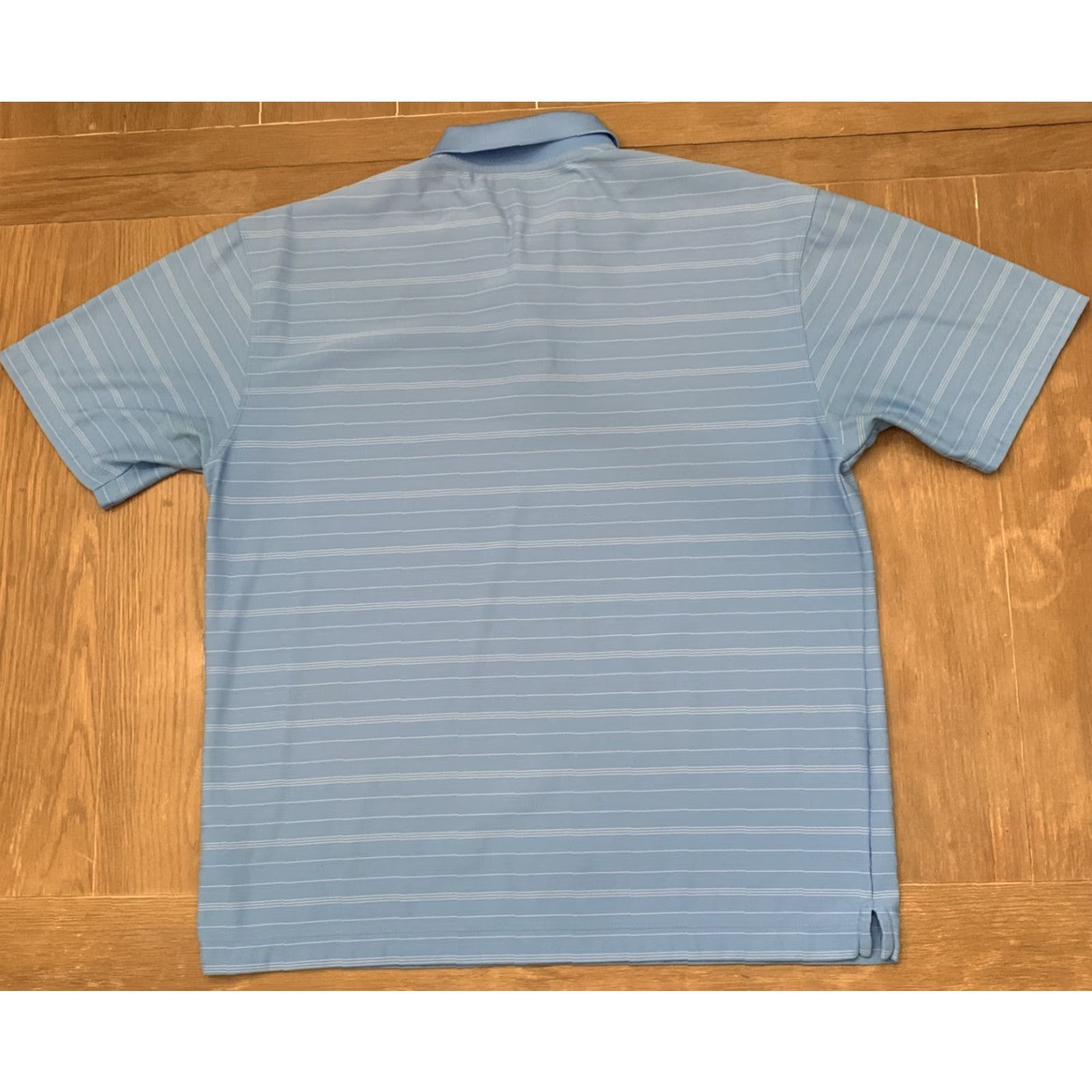 Nike Nike Golf Fit Dry Men's Polo Shirt Blue Striped Short Sleeve Size L Size US L / EU 52-54 / 3 - 4 Thumbnail
